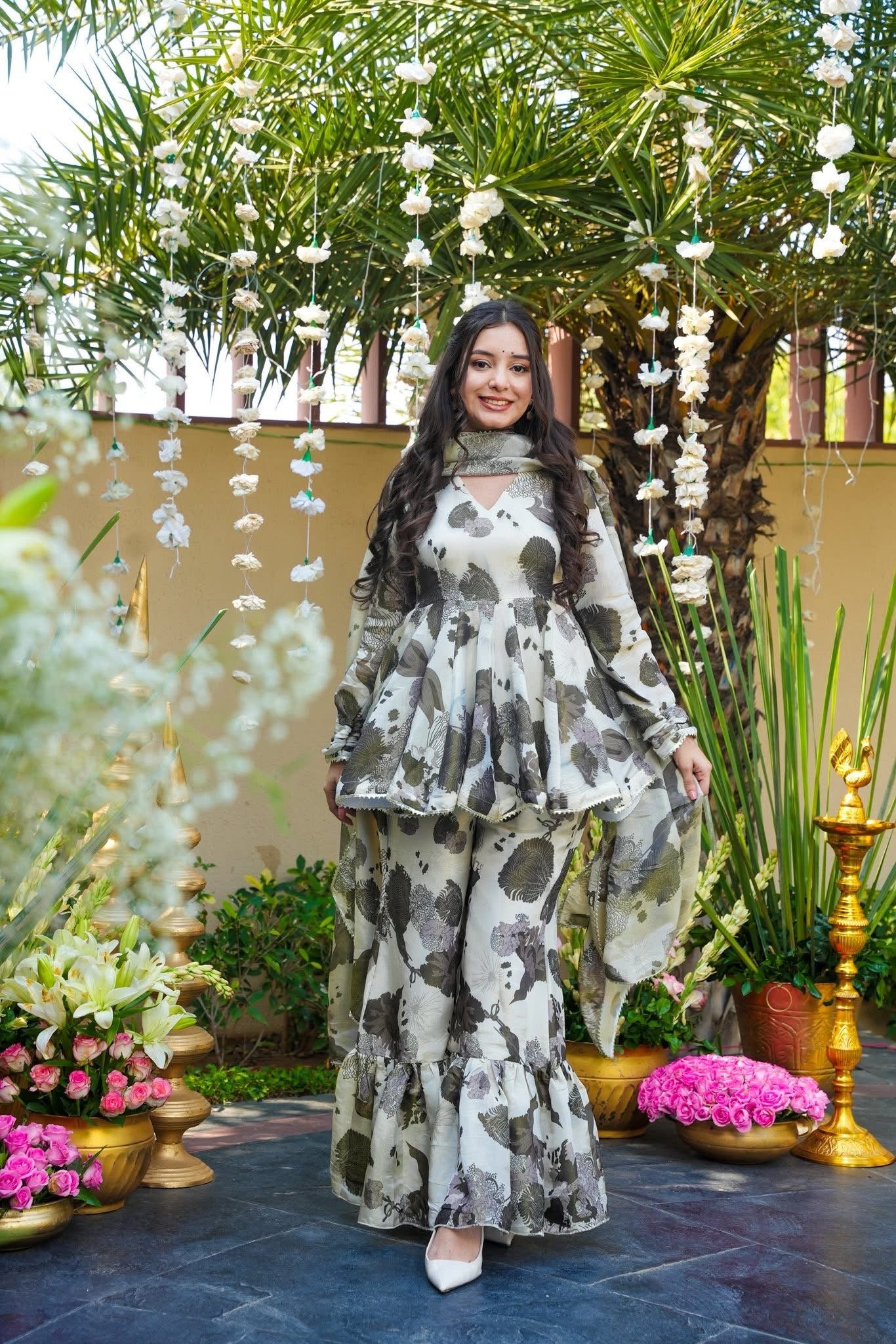 Moonshadow Cosmos Sharara Set