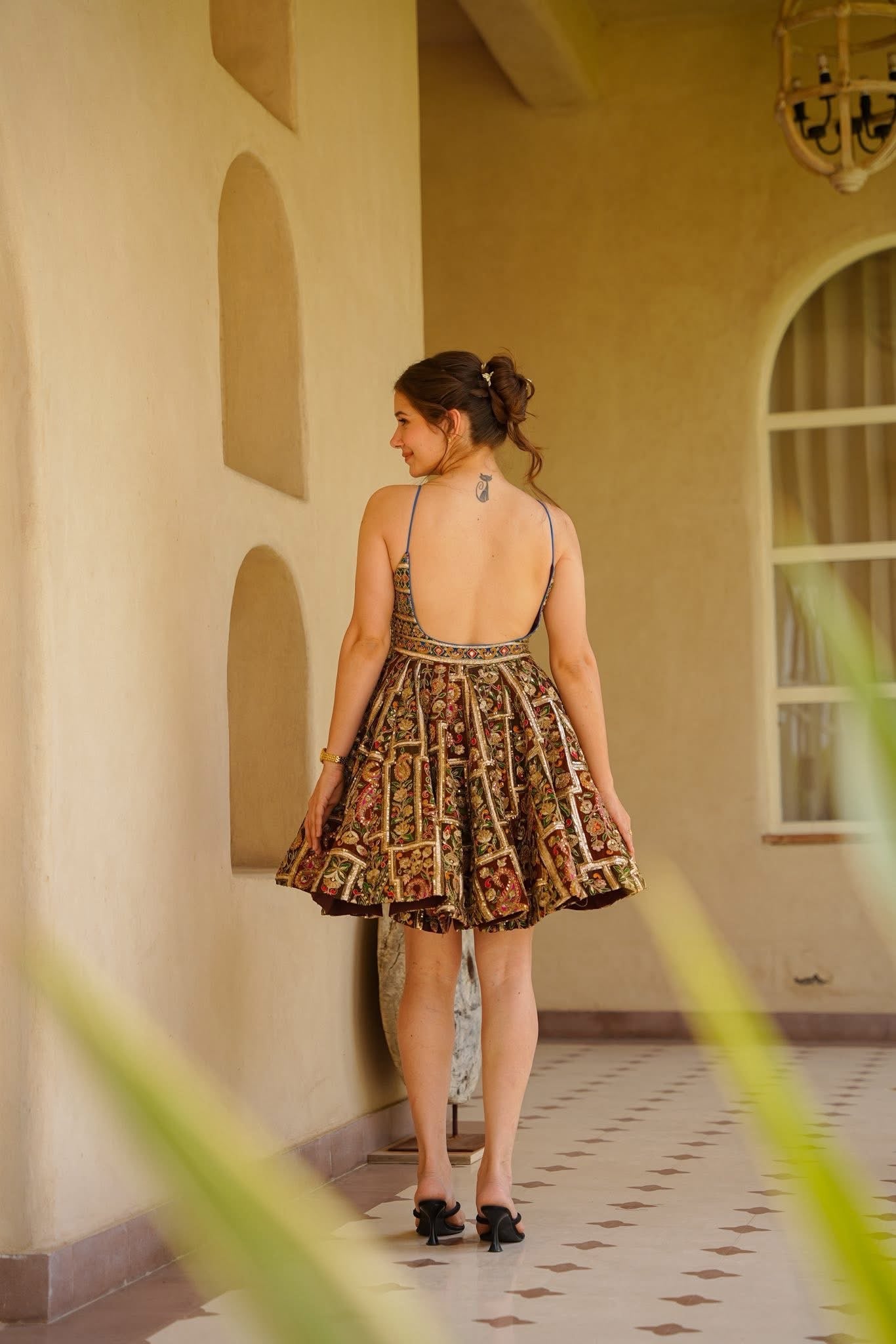 Shimmer Shadow Heavy Dress