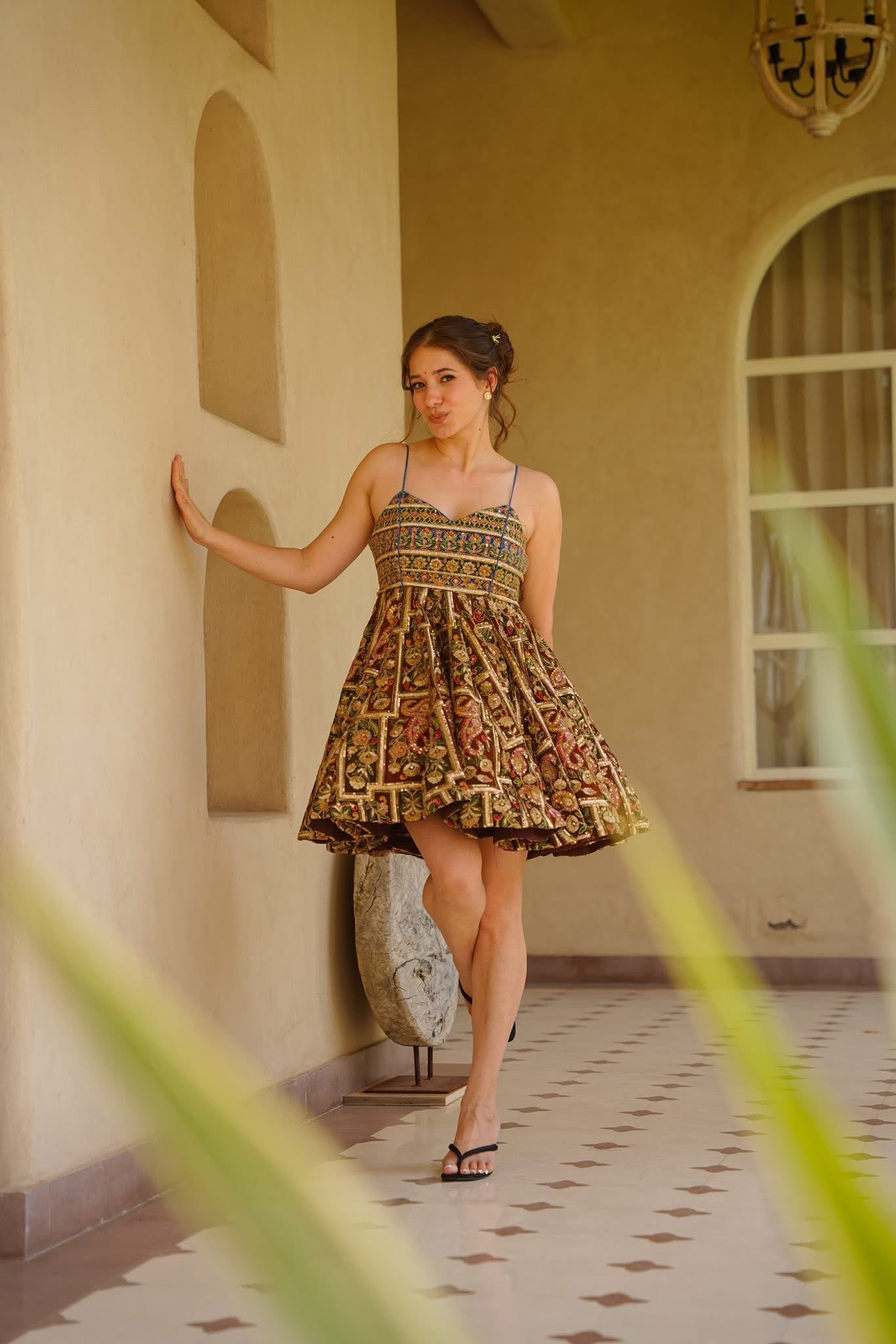 Shimmer Shadow Heavy Dress