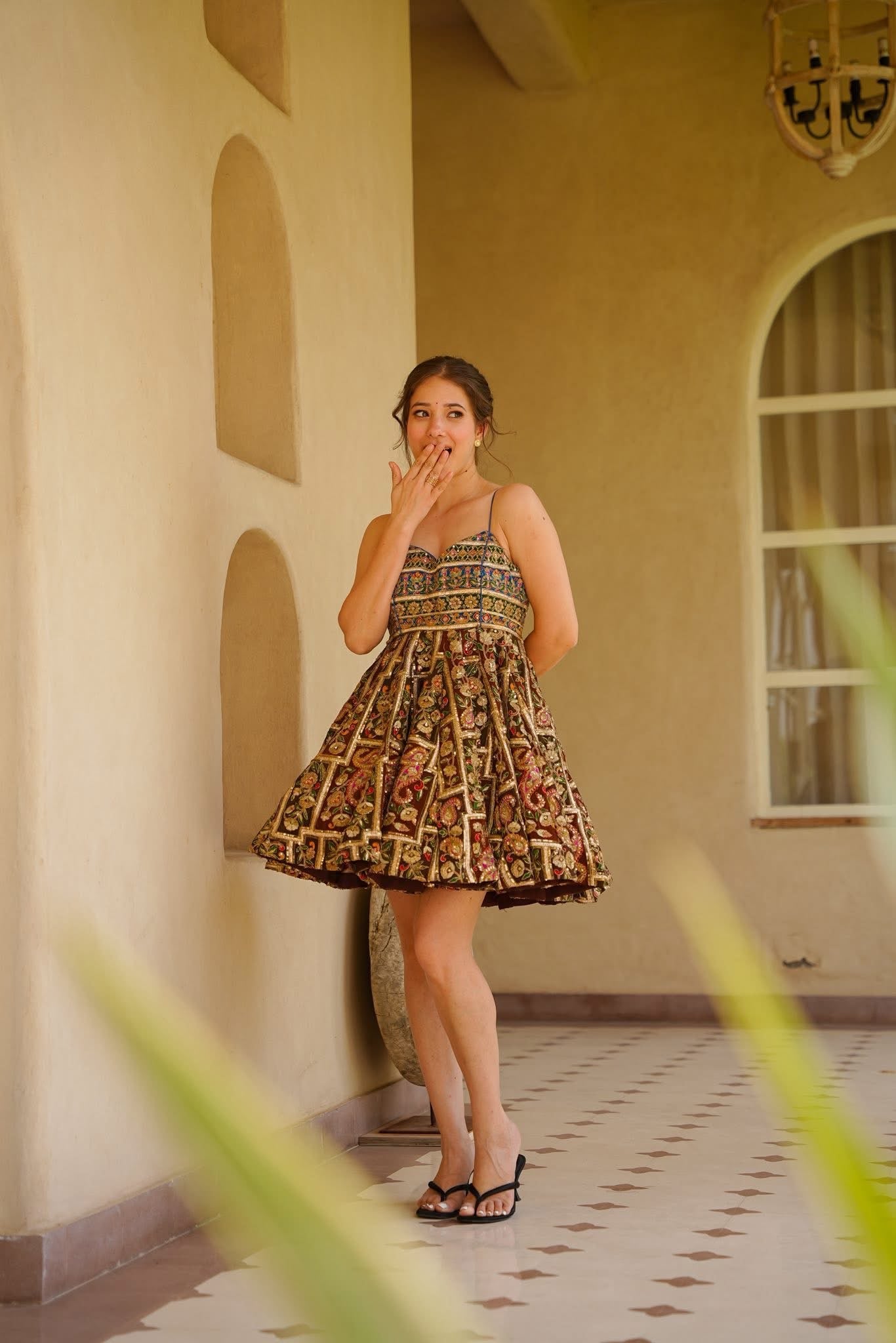 Shimmer Shadow Heavy Dress
