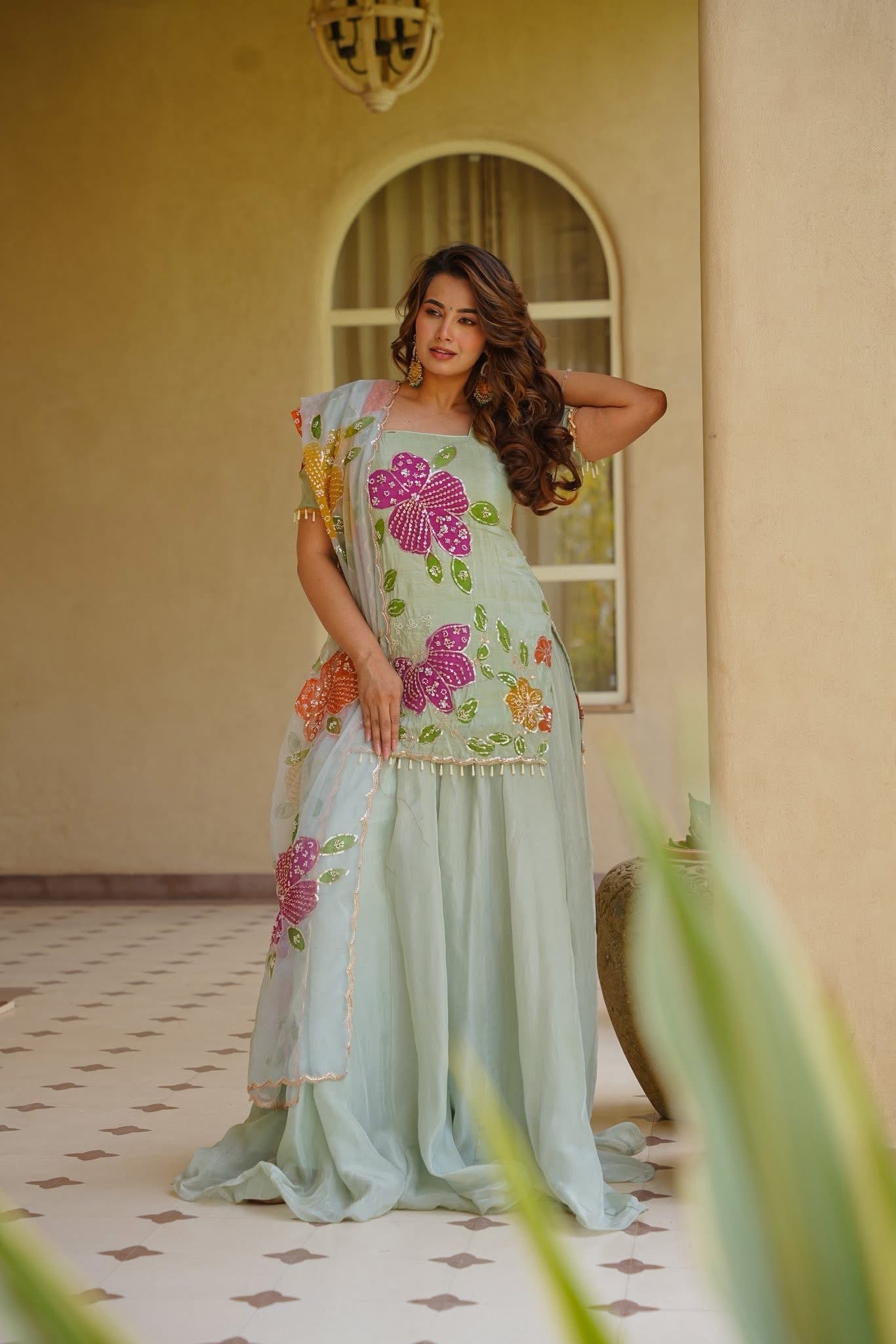 Samyukshaa Heavy Embroidered Kurta Set