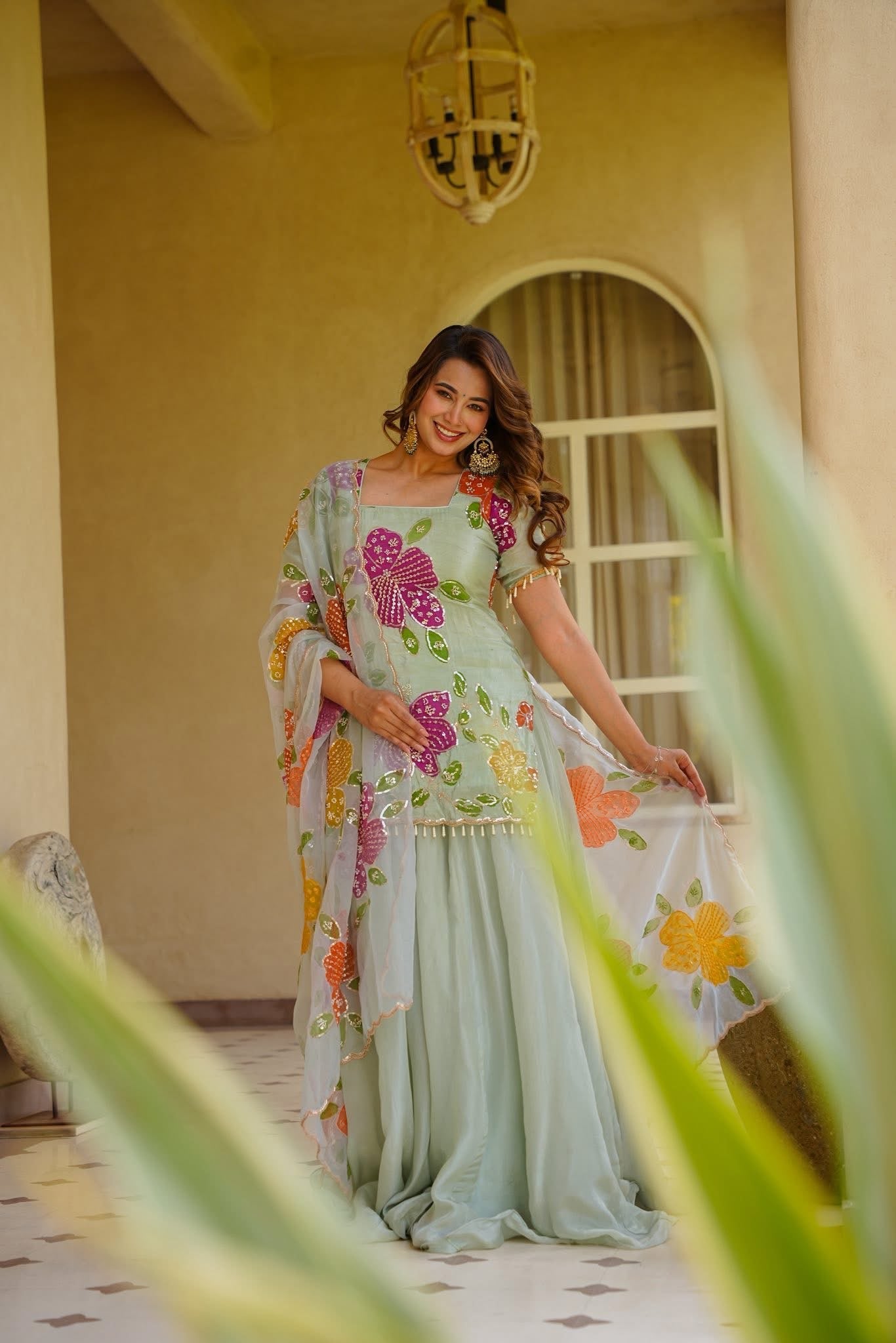 Samyukshaa Heavy Embroidered Kurta Set
