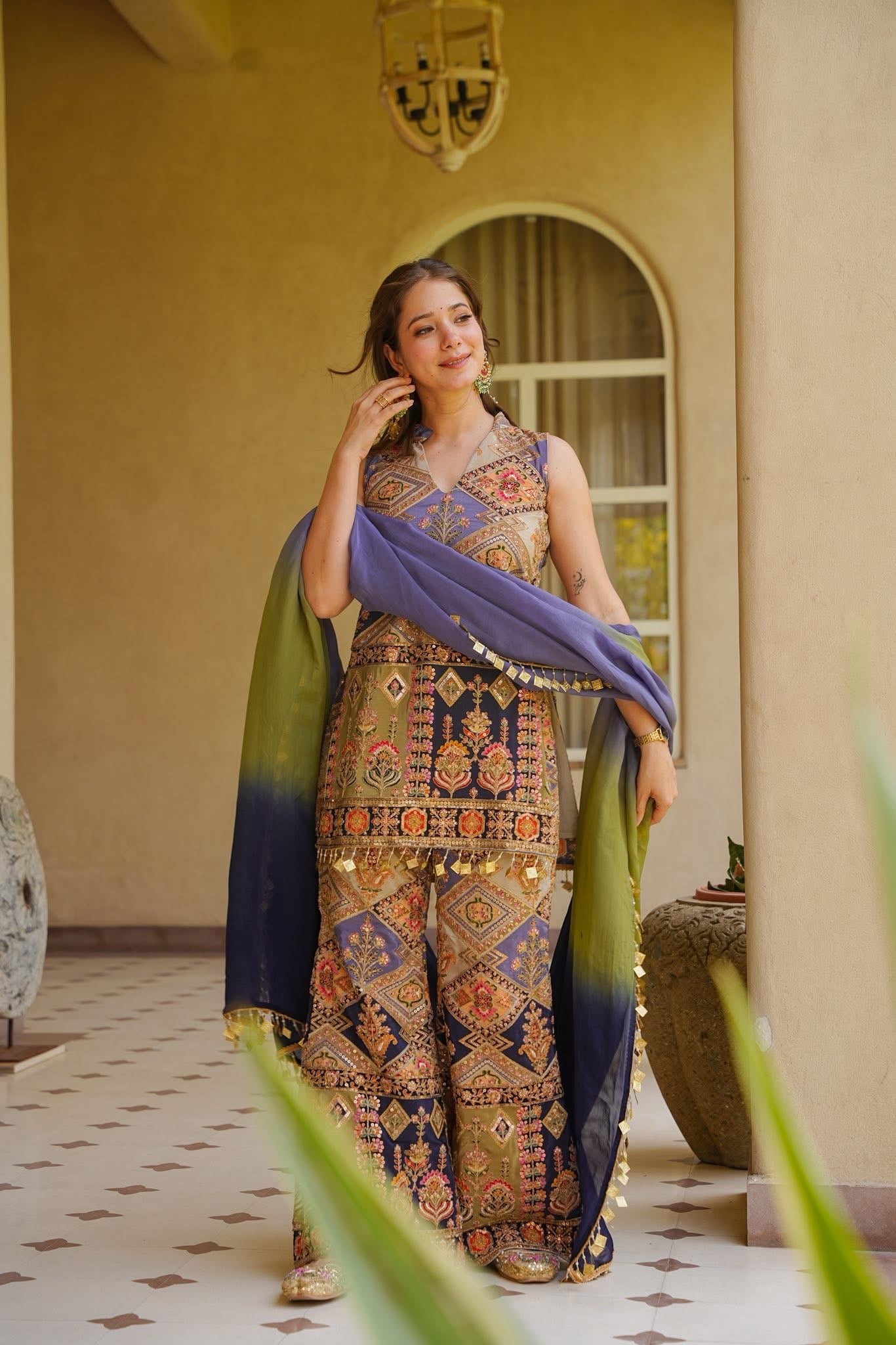 Samvedika Heavy Embroidered Kurta Set