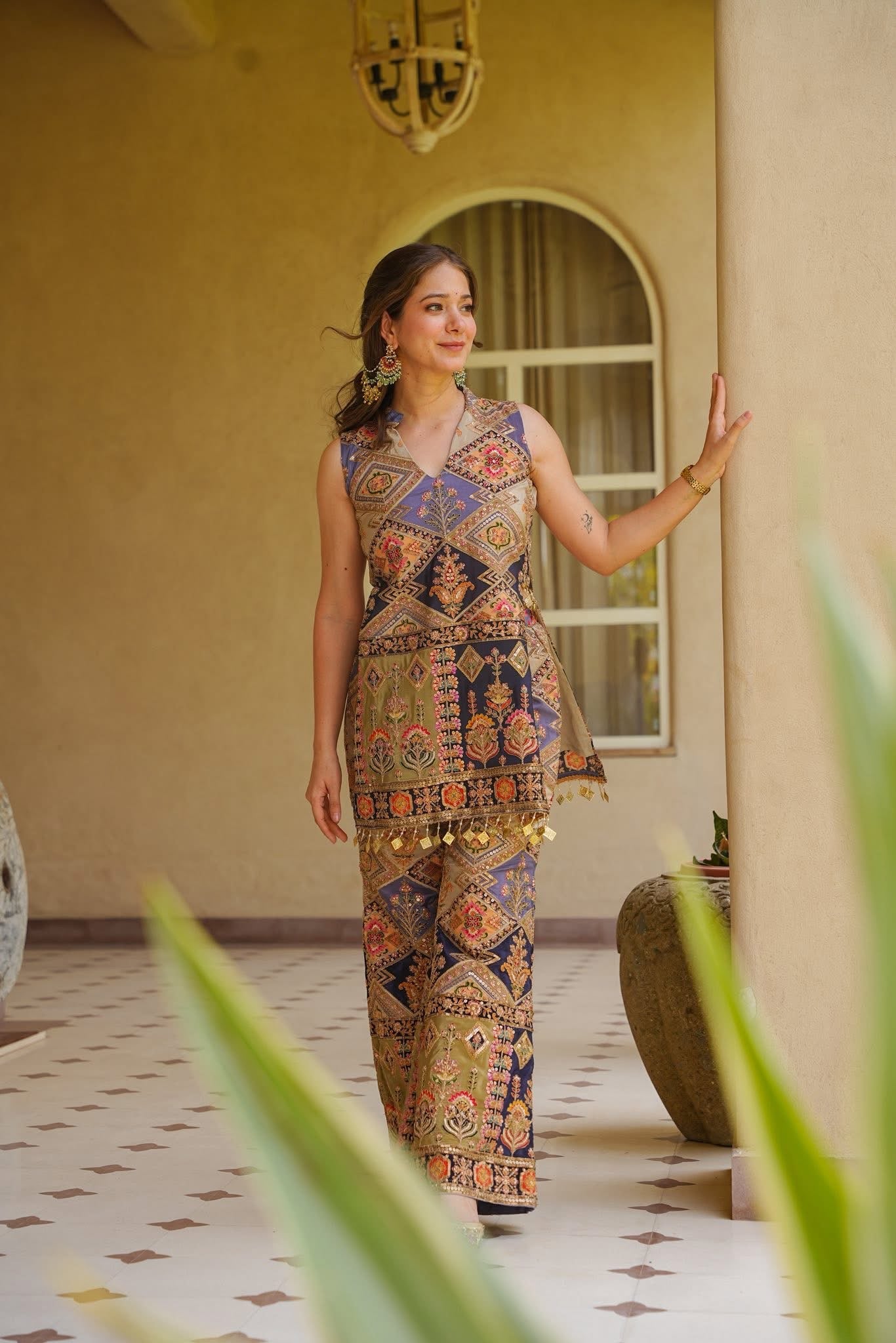 Samvedika Heavy Embroidered Kurta Set