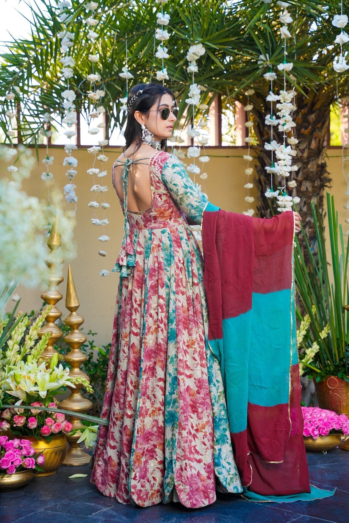 Arwa Jade Rayon Maxi Set