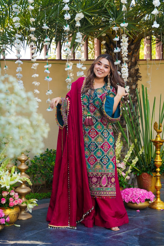 Navrangini Heavy Embroidered Kurta Set