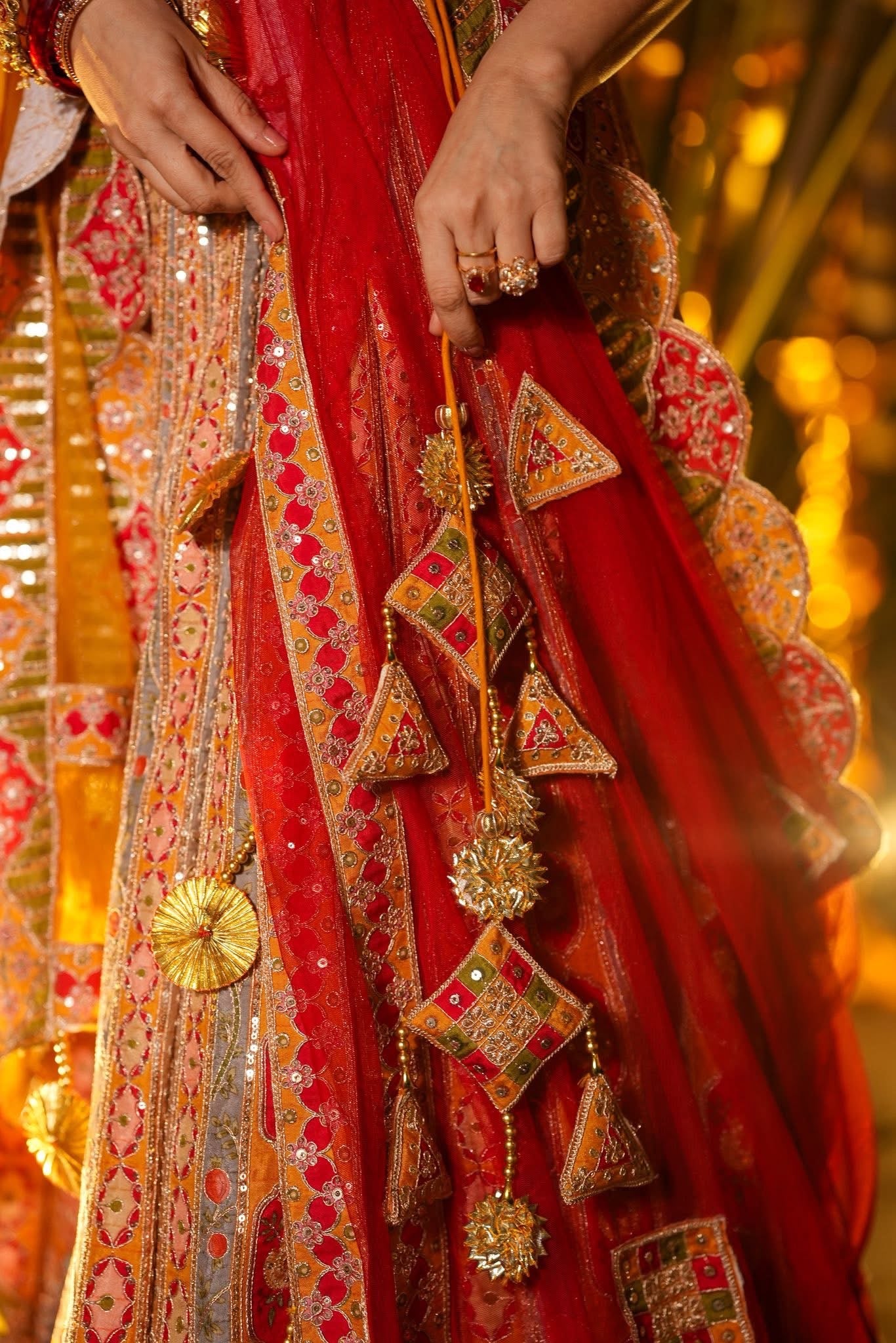 Naqoosh Grace Heavy Embroidered Lehenga Set