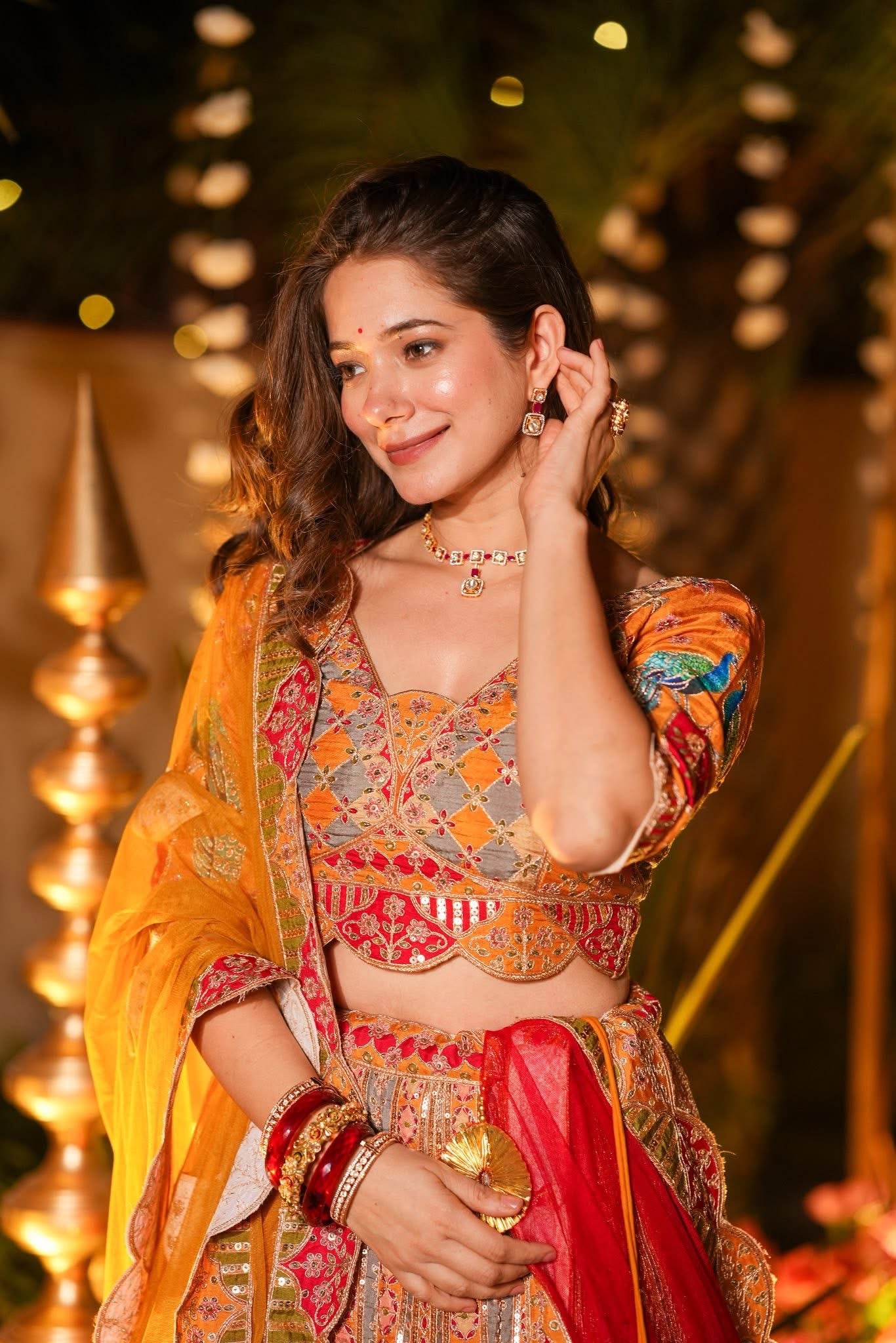 Naqoosh Grace Heavy Embroidered Lehenga Set