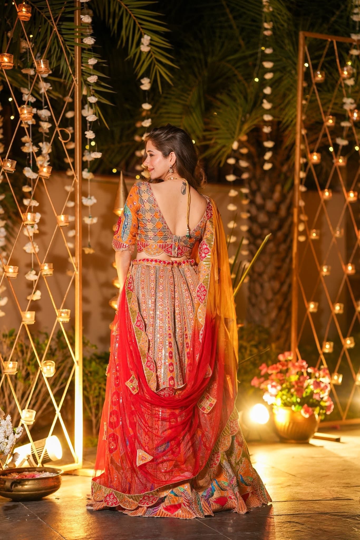 Naqoosh Grace Heavy Embroidered Lehenga Set