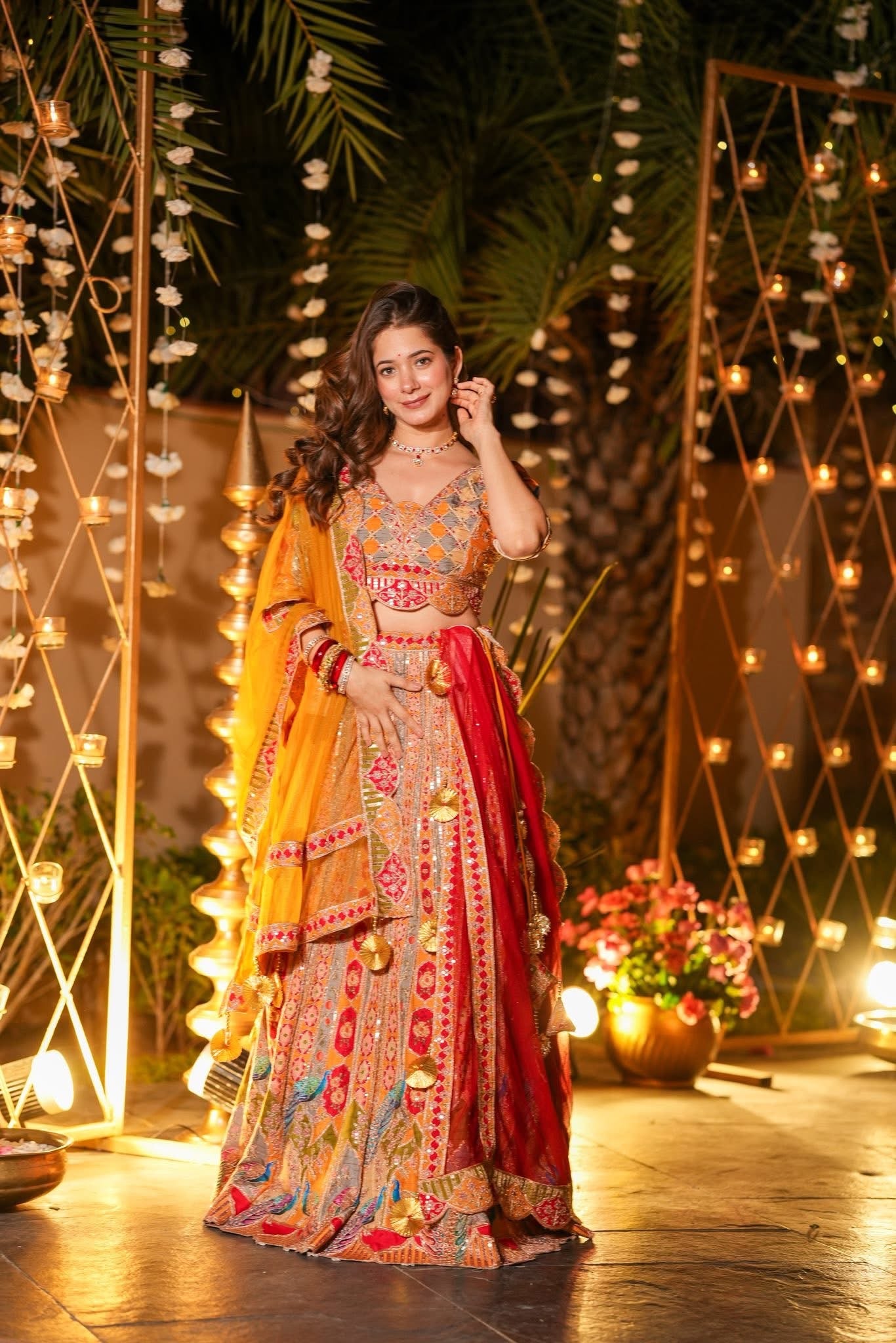Naqoosh Grace Heavy Embroidered Lehenga Set