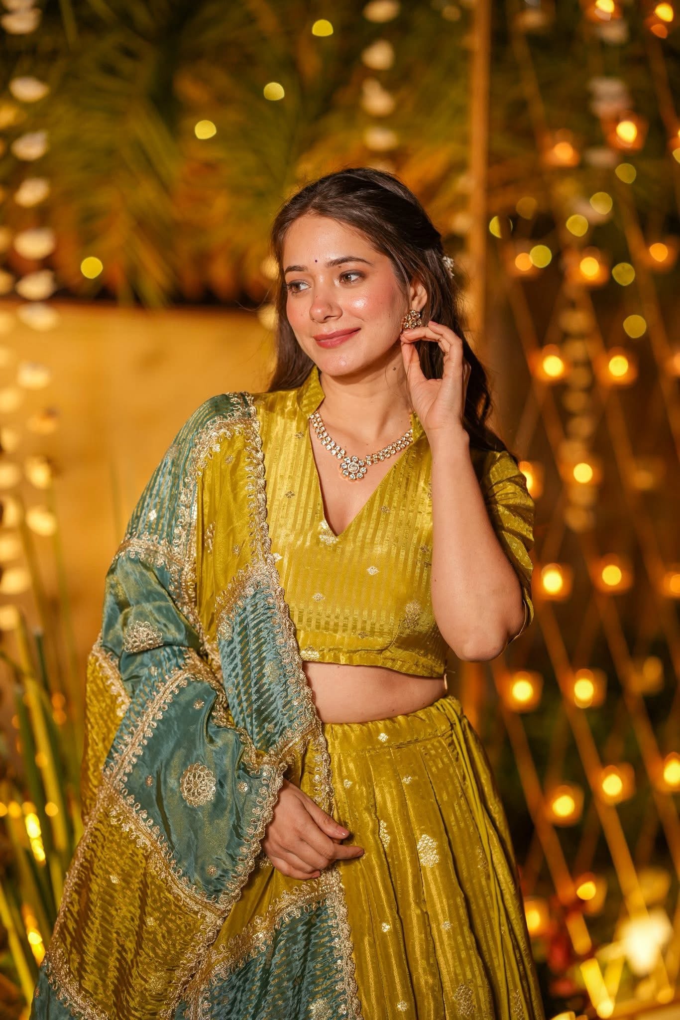 Roopika Banarasi Silk Wedding Wear Lehenga Set