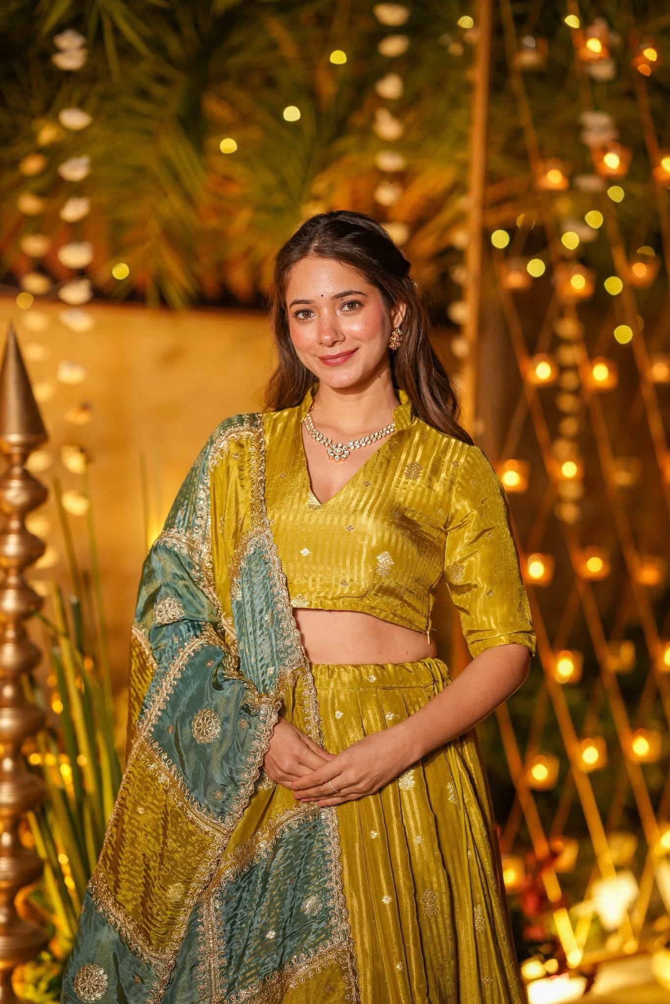 Roopika Banarasi Silk Wedding Wear Lehenga Set