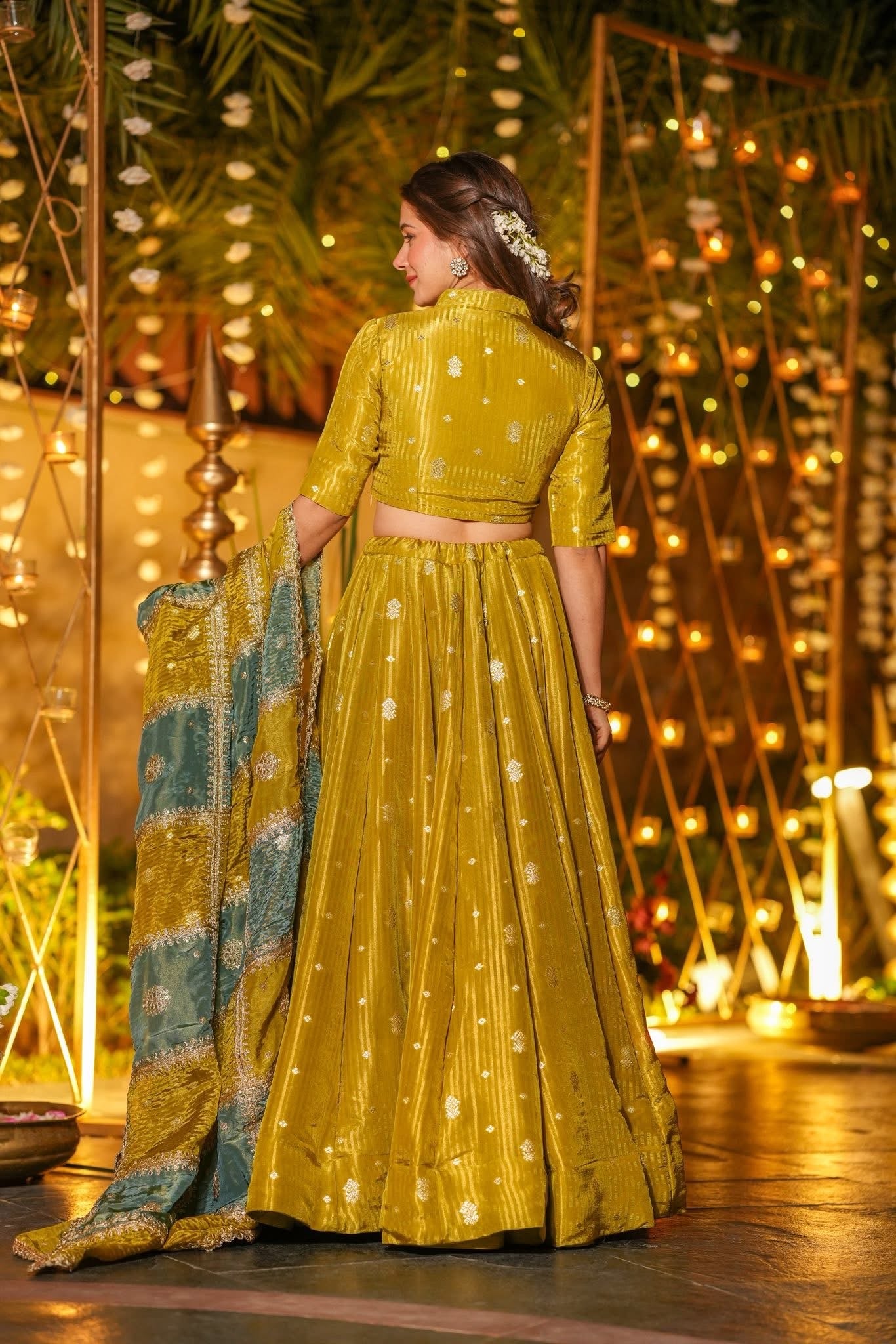 Roopika Banarasi Silk Wedding Wear Lehenga Set