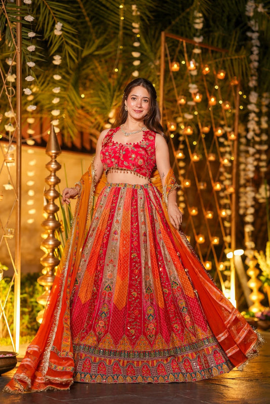 Rubiwind Wedding Wear Lehenga Set