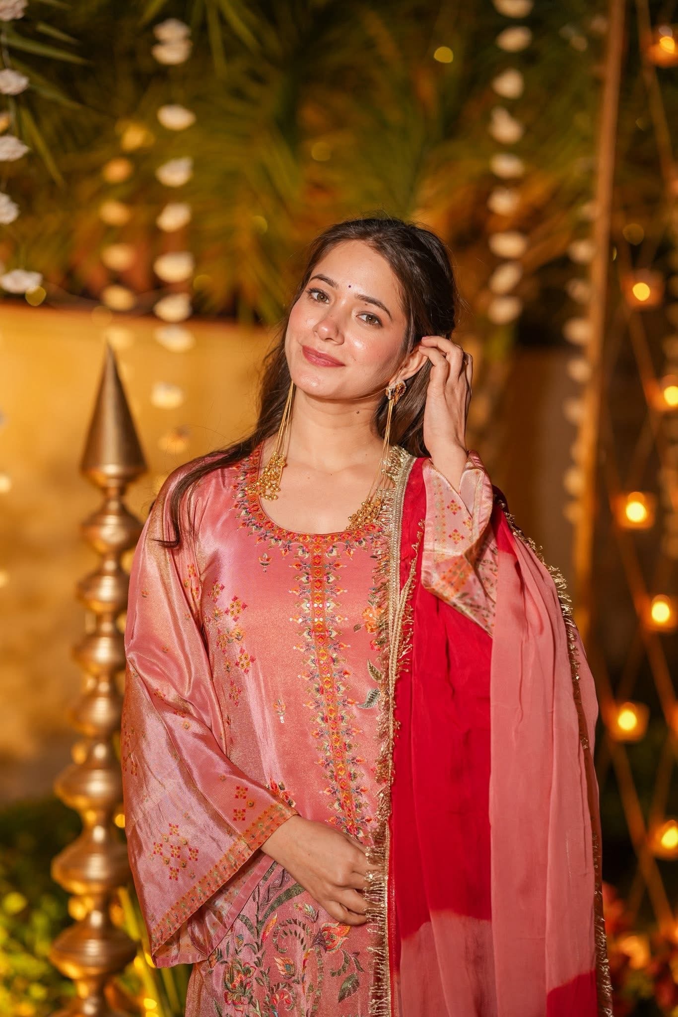 Echorose Muslin Wedding Kurta Set