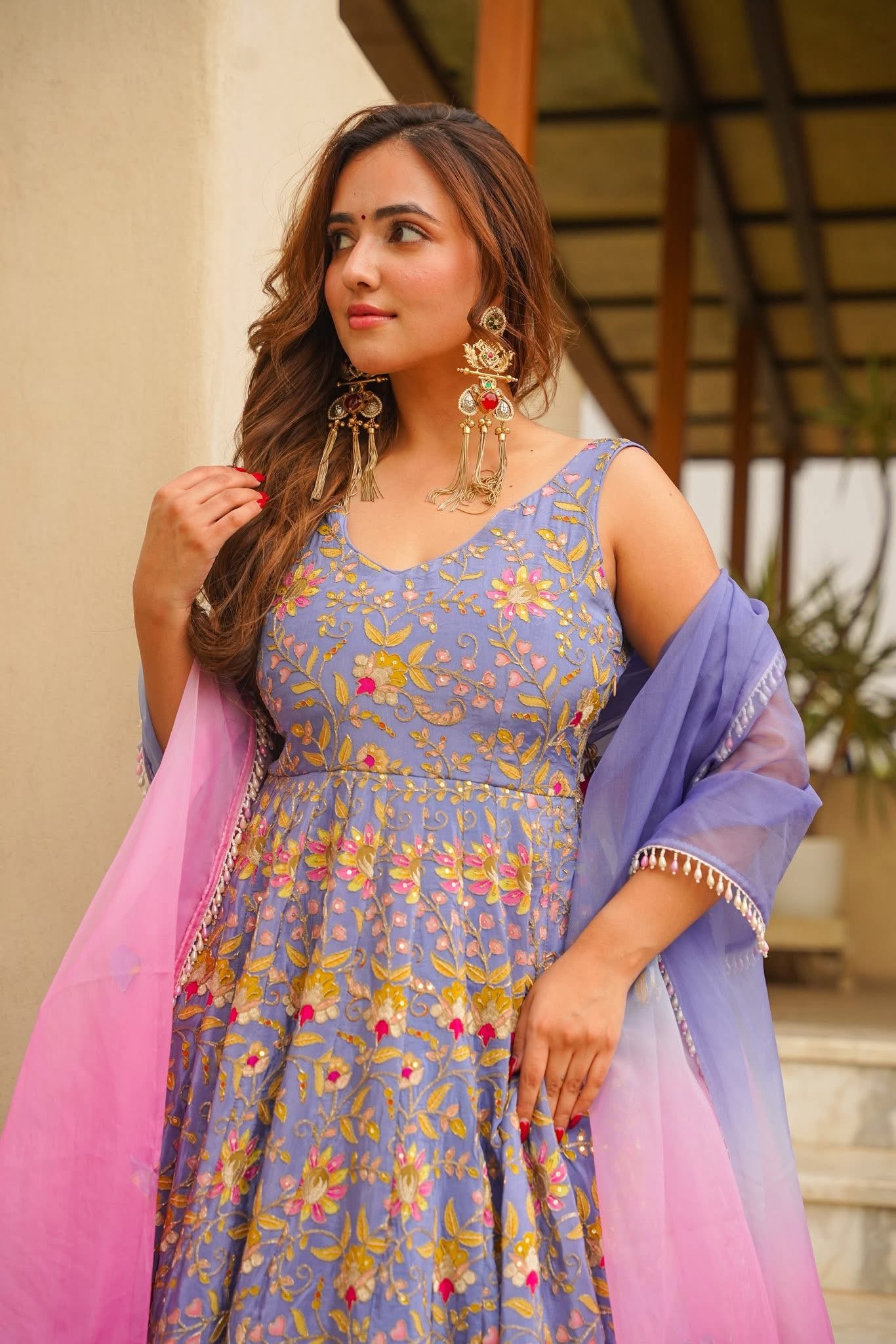 Darshvika Heavy Embroidered Maxi Set