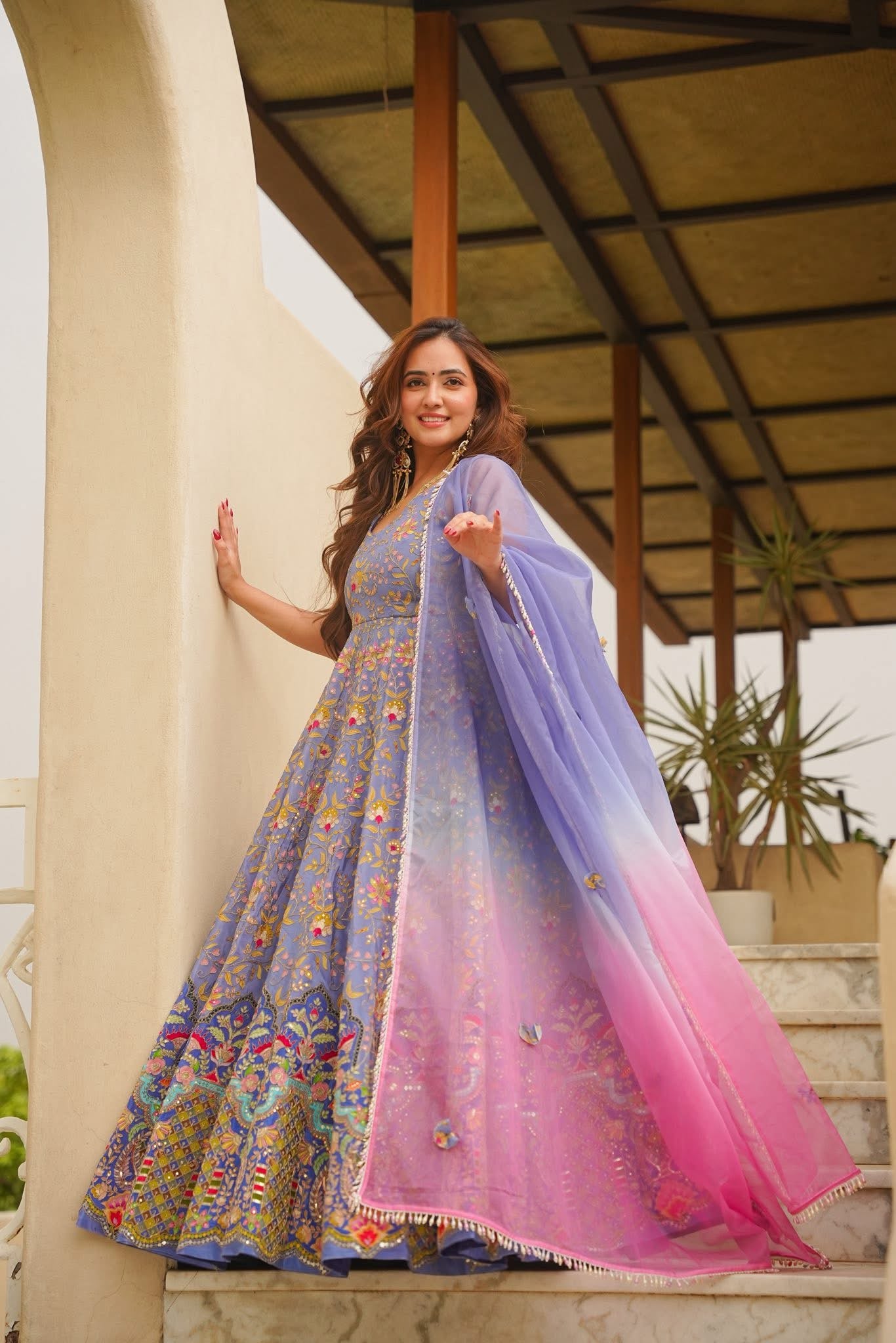 Darshvika Heavy Embroidered Maxi Set