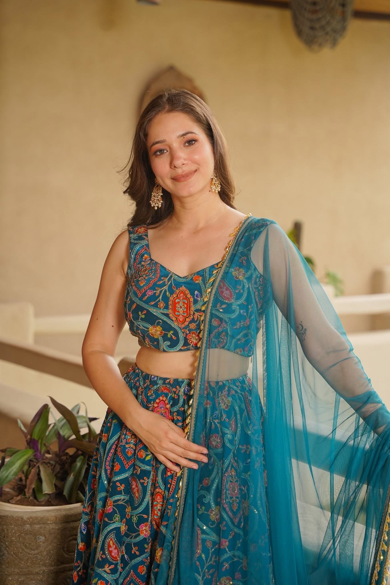 Azadeh Heavy Embroidered Festive Wear Set