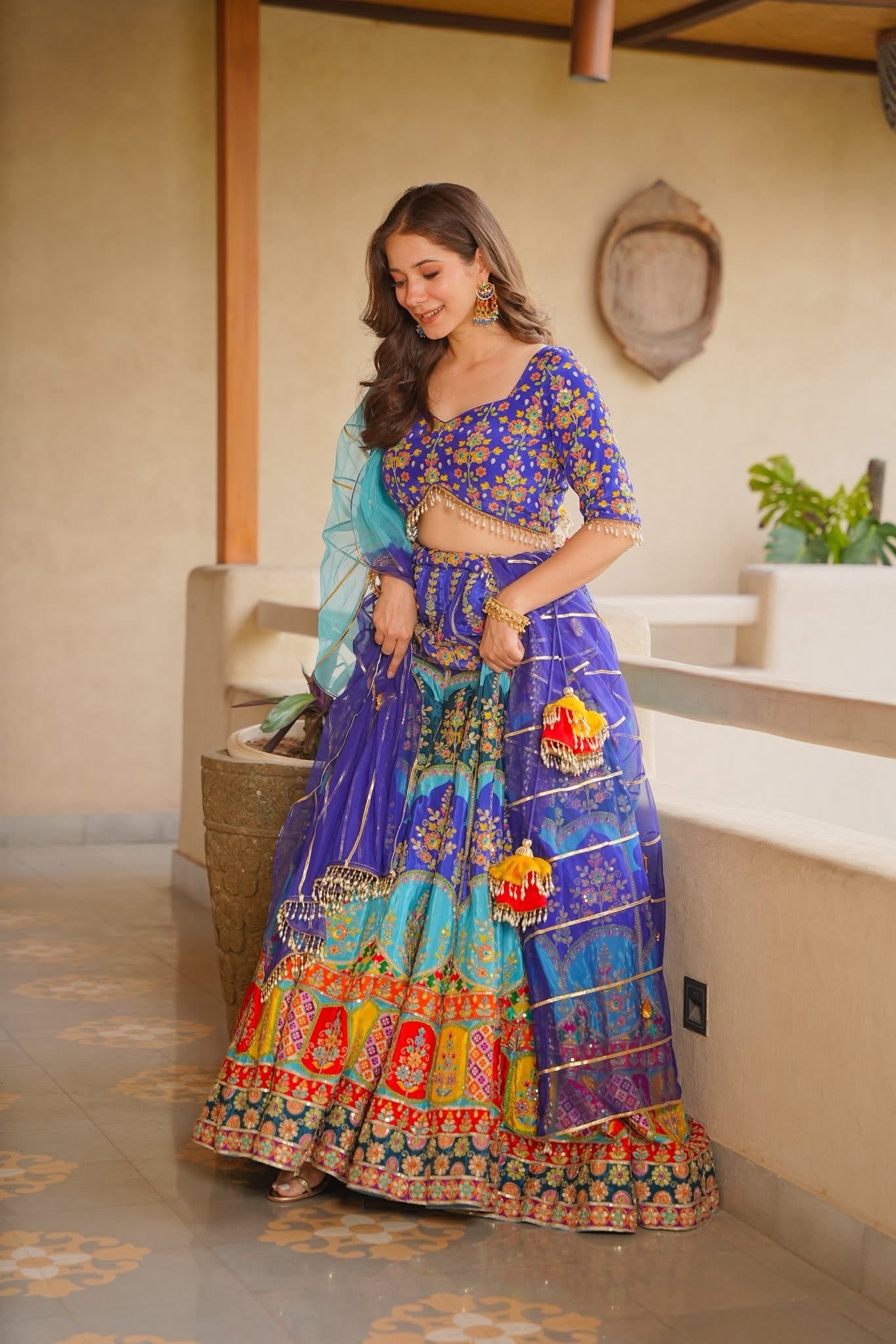 Glided Adaa Lehenga Set