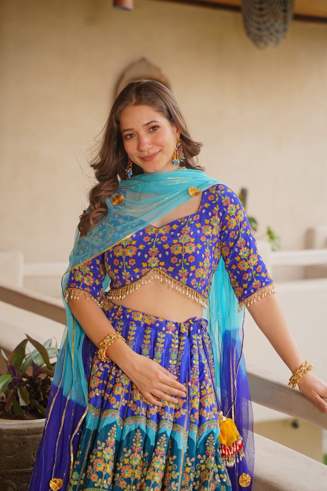 Glided Adaa Lehenga Set