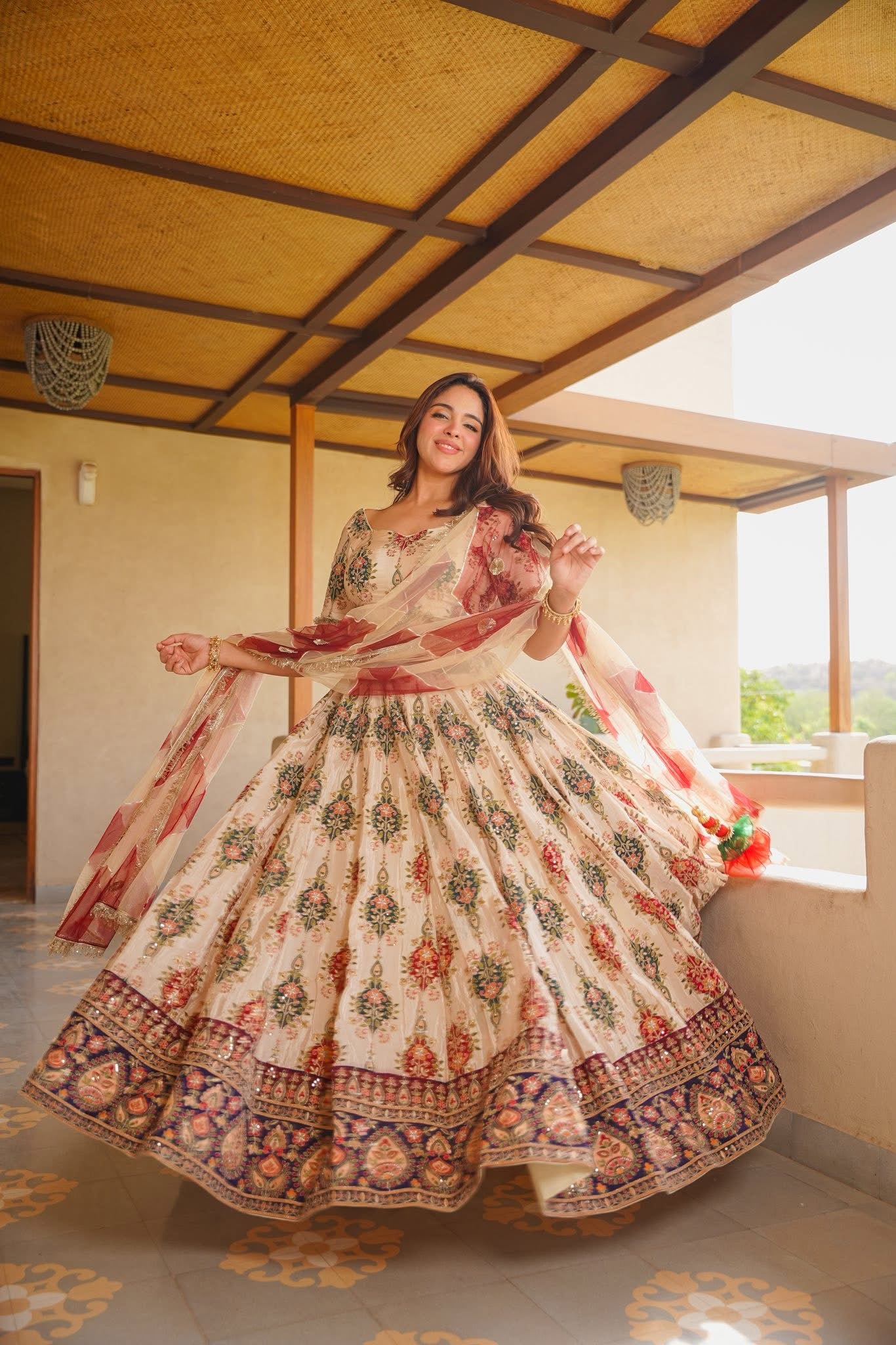 Ethereal Sitaara Heavy Lehenga Set