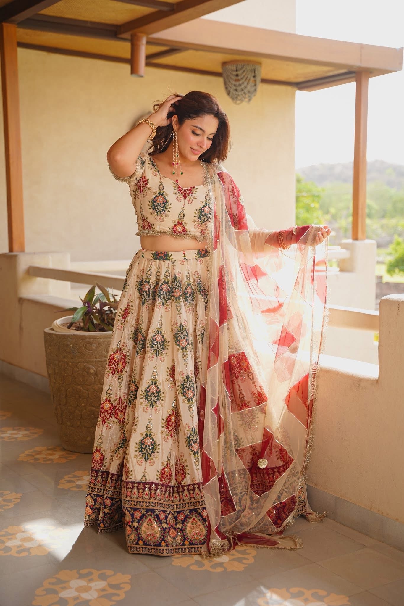 Ethereal Sitaara Heavy Lehenga Set
