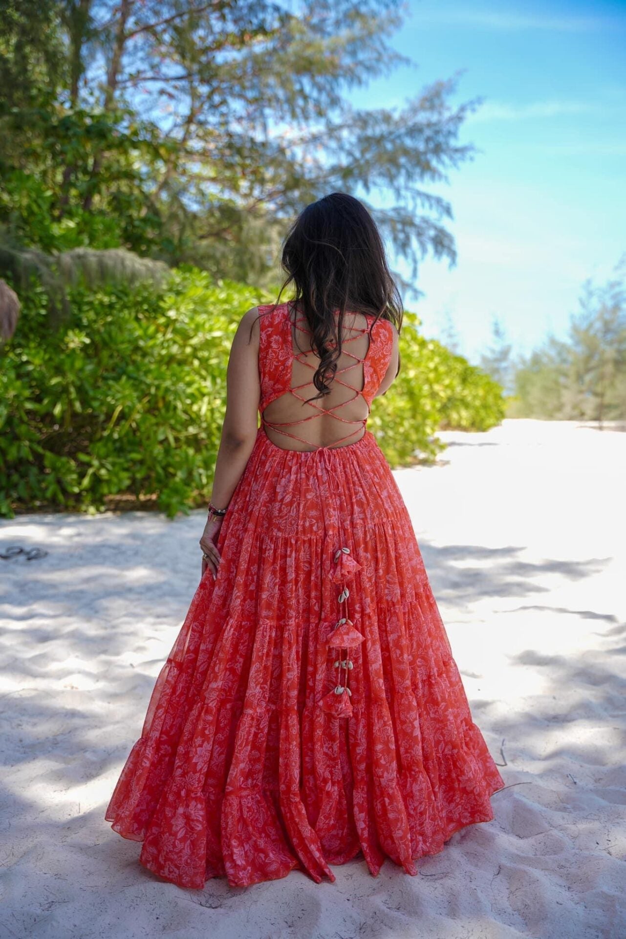 Vibrant Petal Maxi