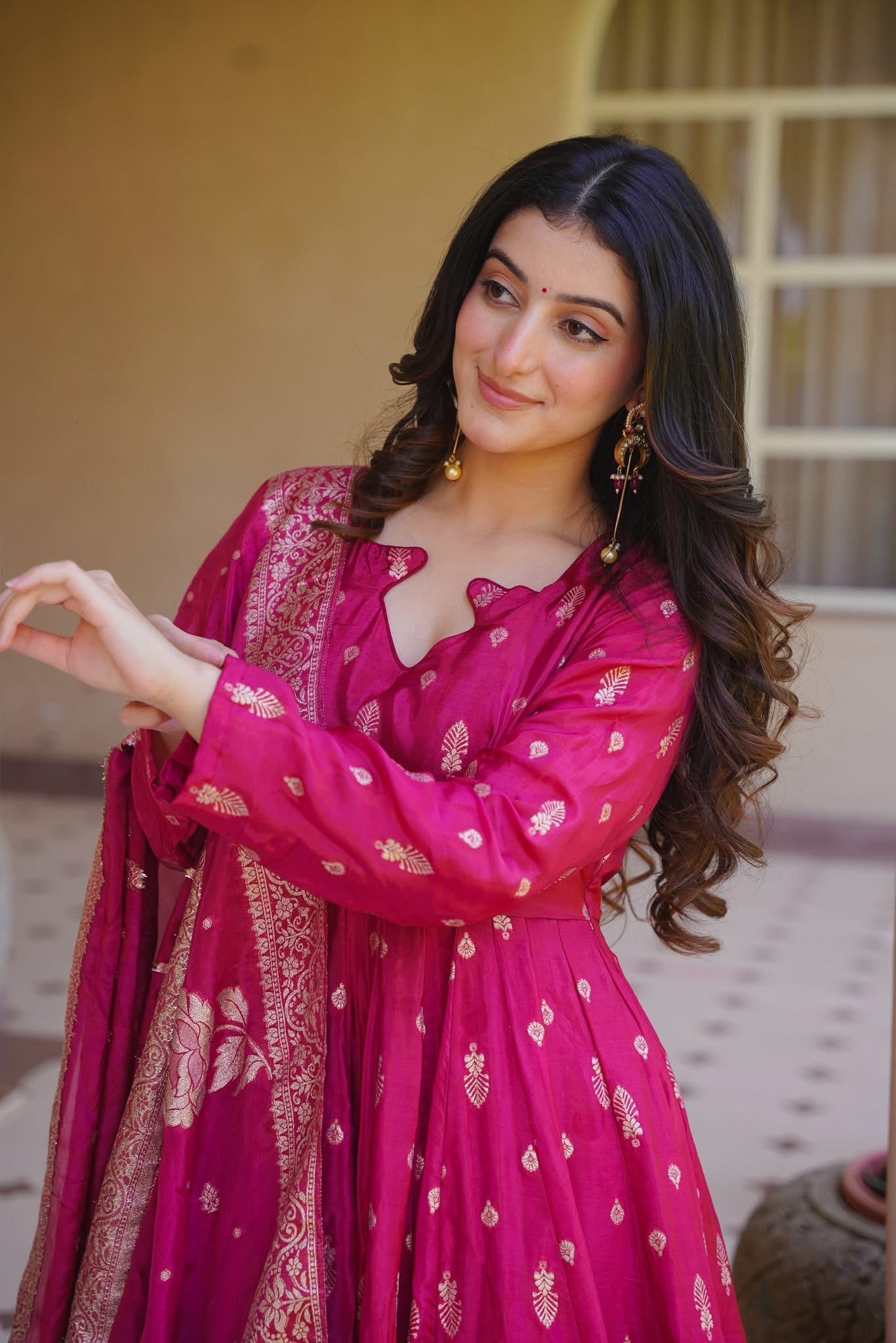 Zarqash Dastaan Anarkali Suit Set