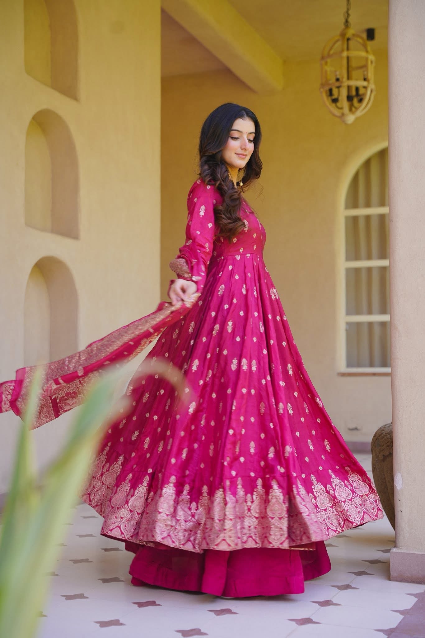 Zarqash Dastaan Anarkali Suit Set