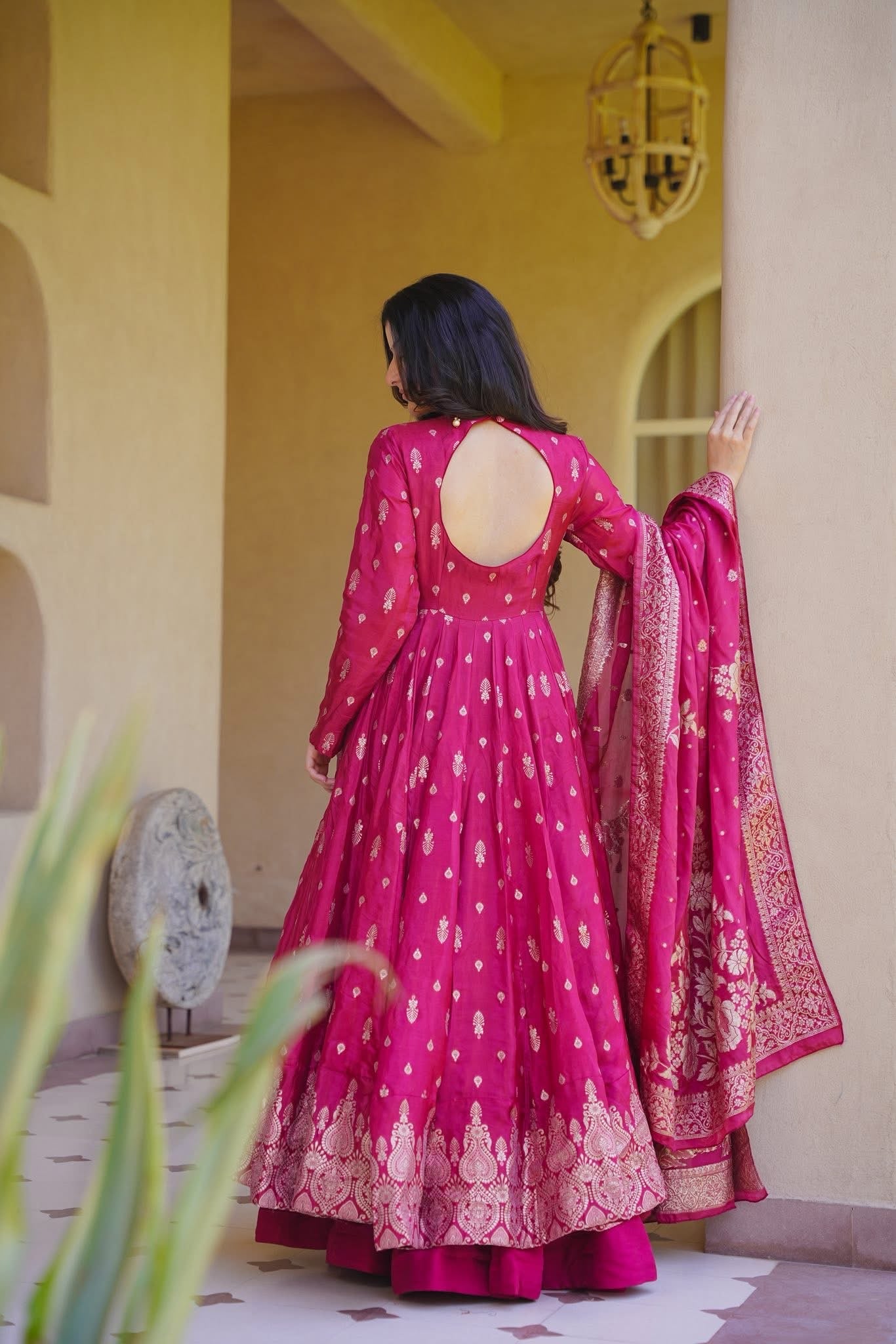 Zarqash Dastaan Anarkali Suit Set