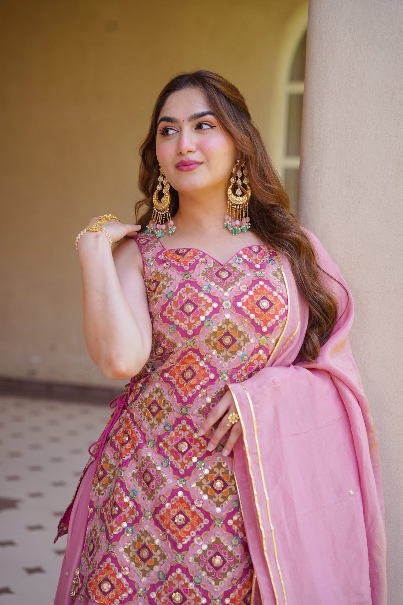 Zivara Grace Pink Kurta Set