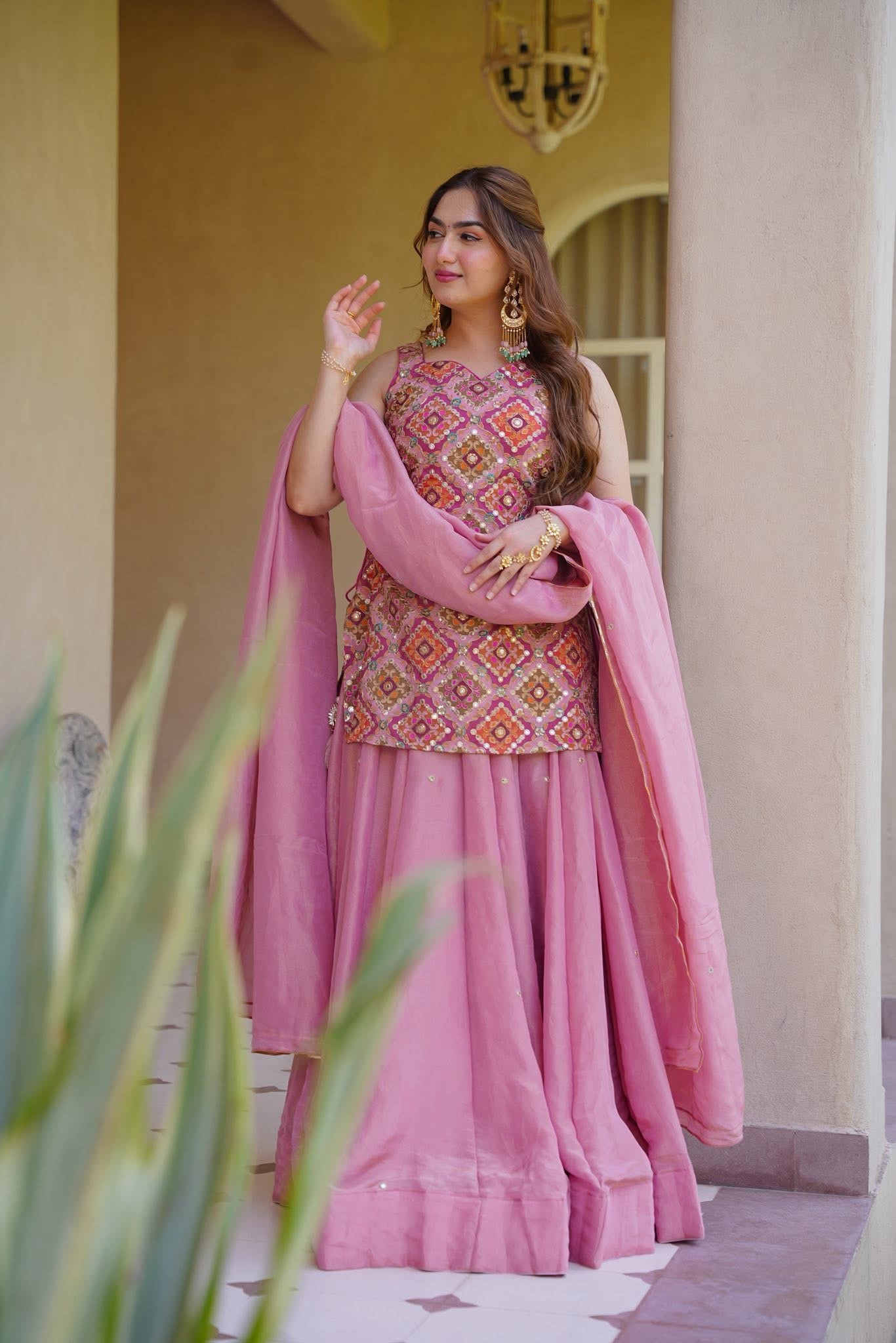 Zivara Grace Pink Kurta Set