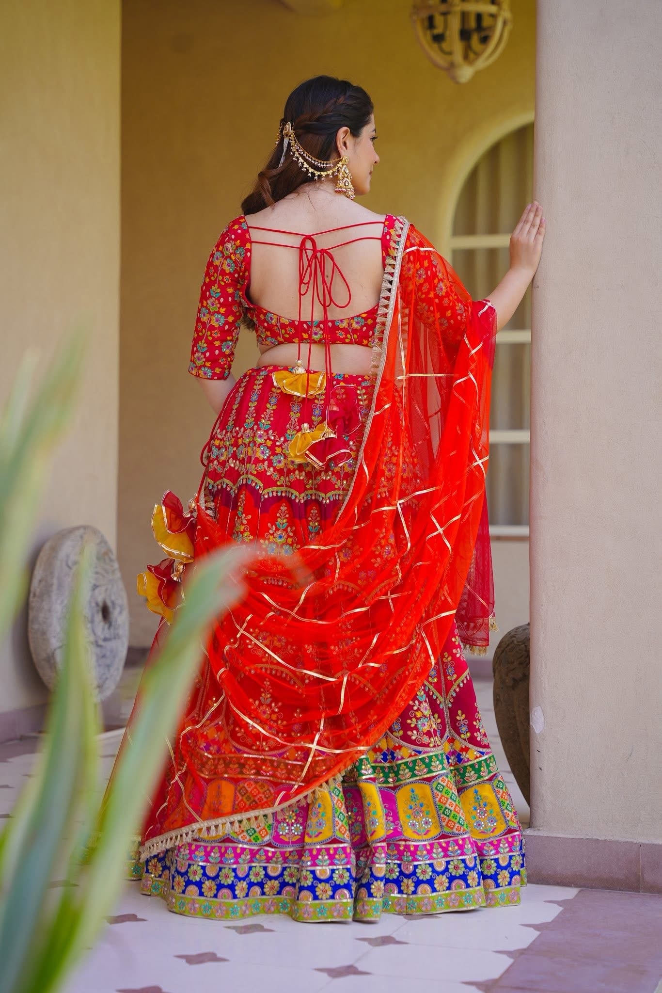 Ruby Riwayat Heavy Lehenga Set