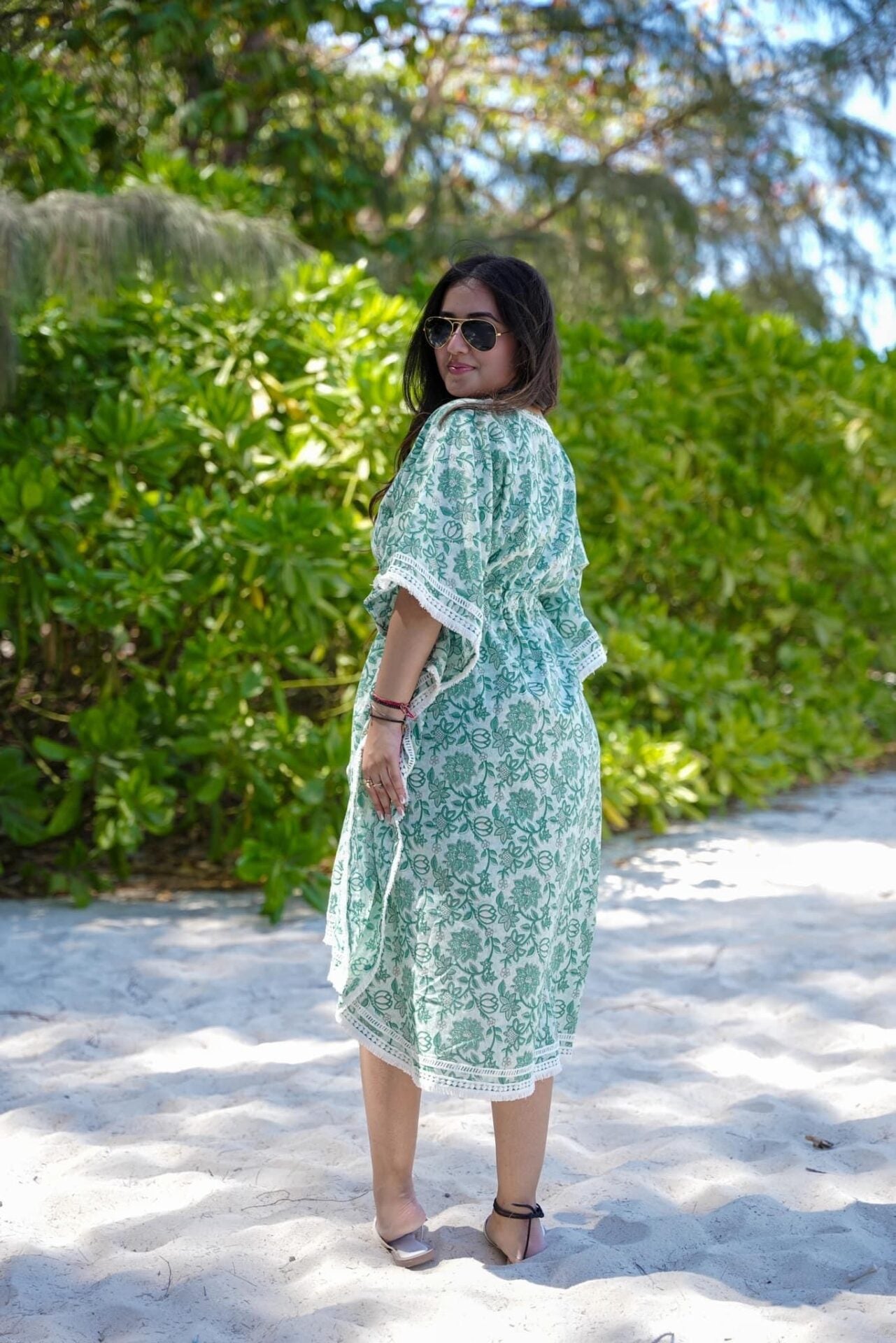 Minty Mirage Kaftan