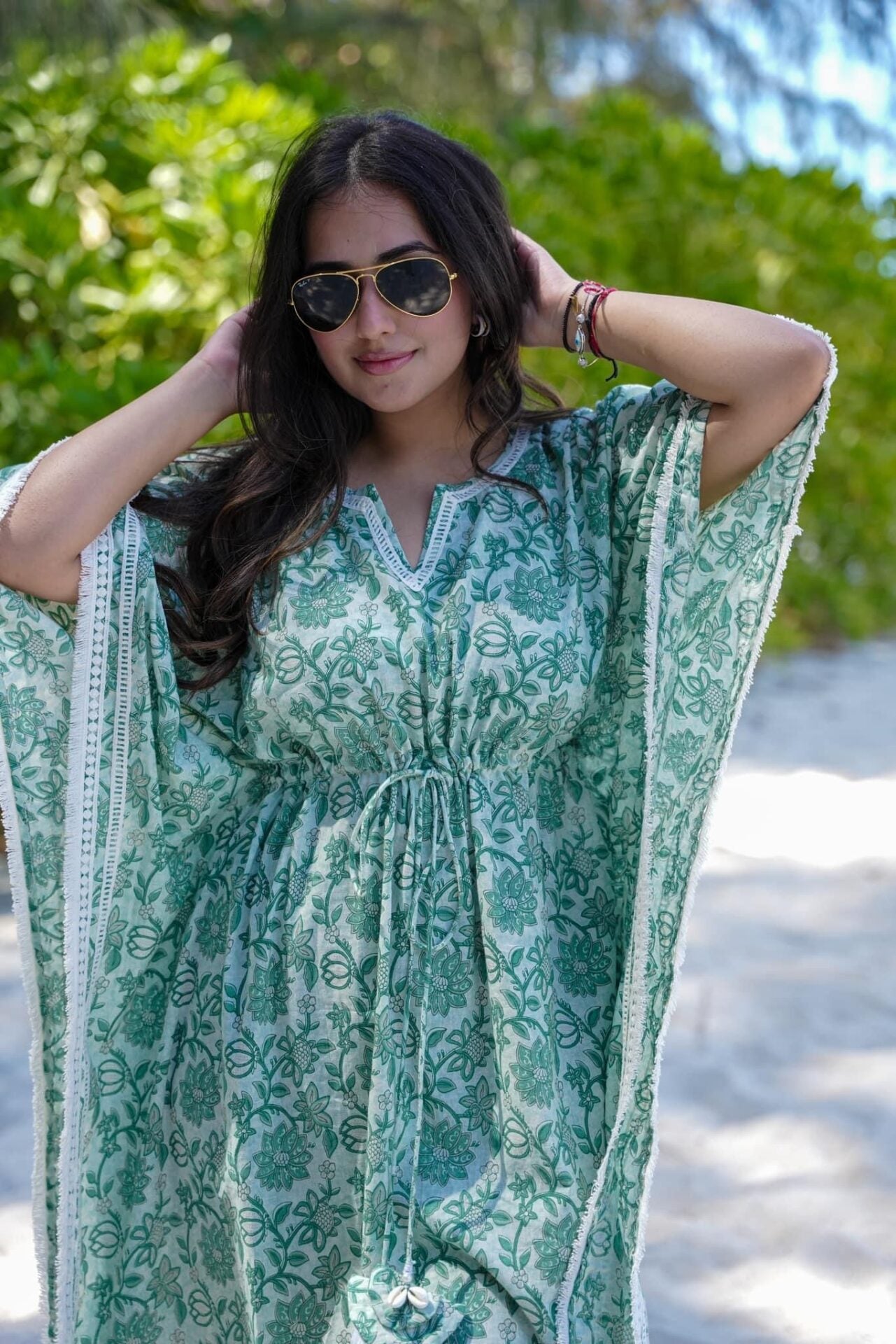 Minty Mirage Kaftan