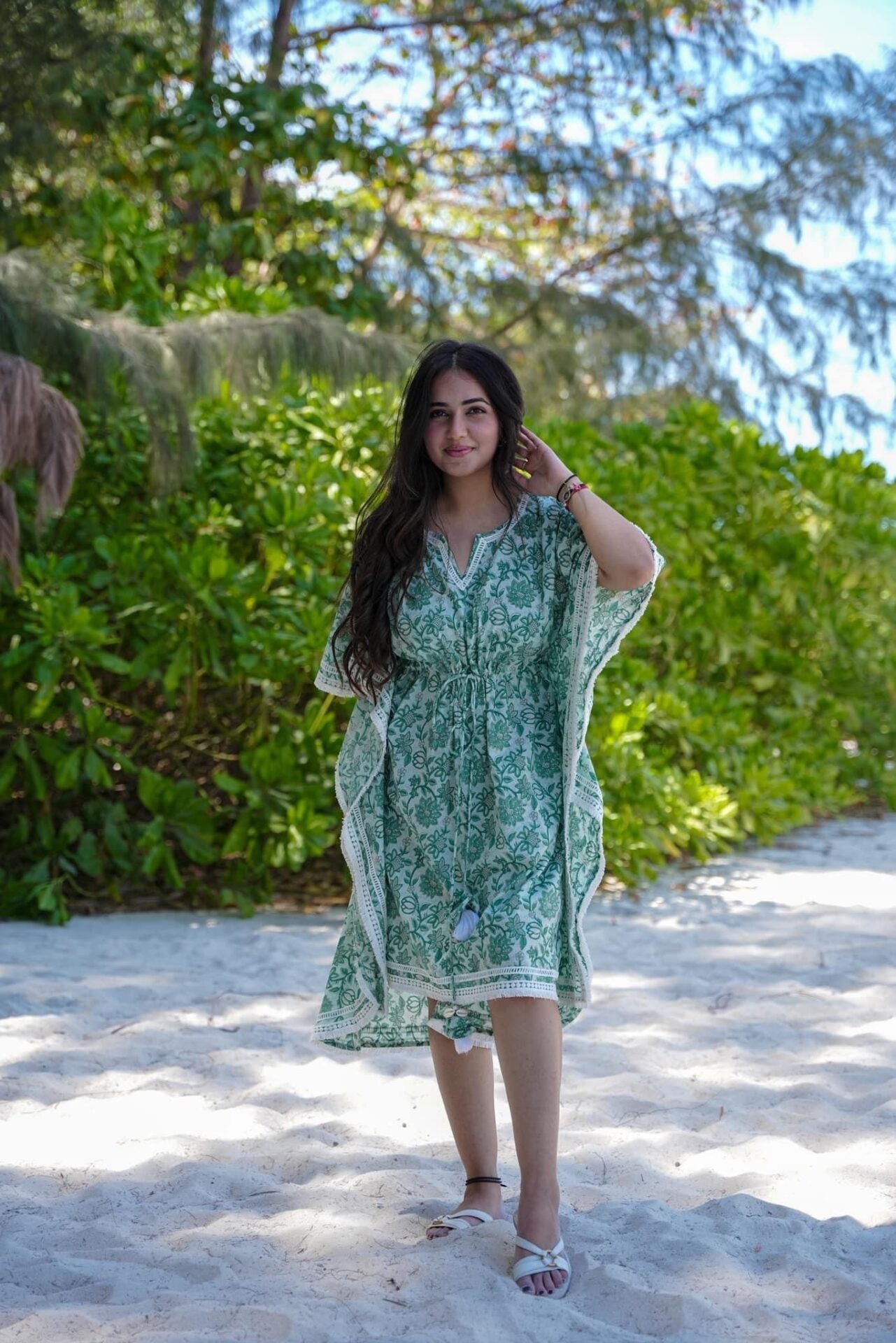 Minty Mirage Kaftan