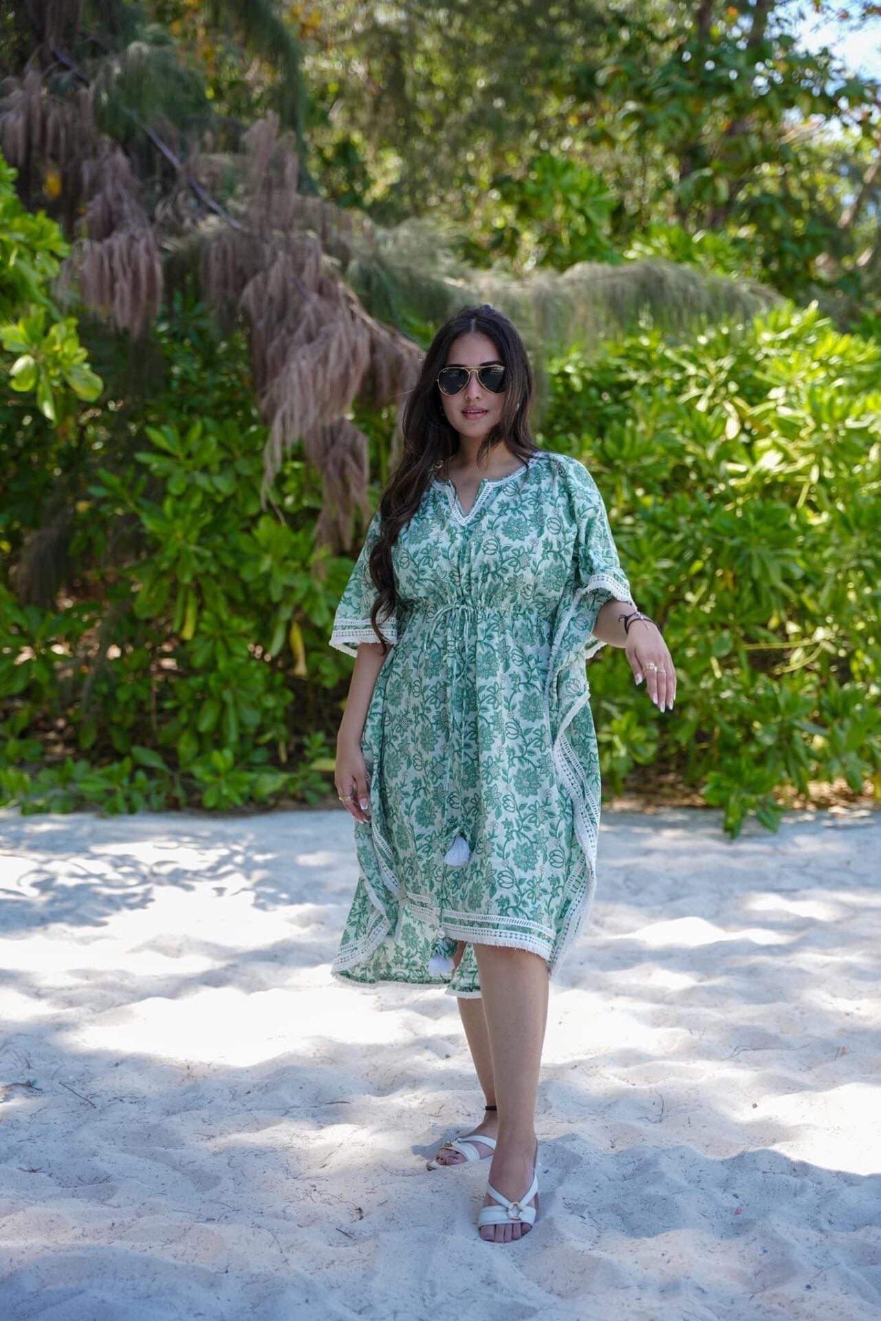 Minty Mirage Kaftan