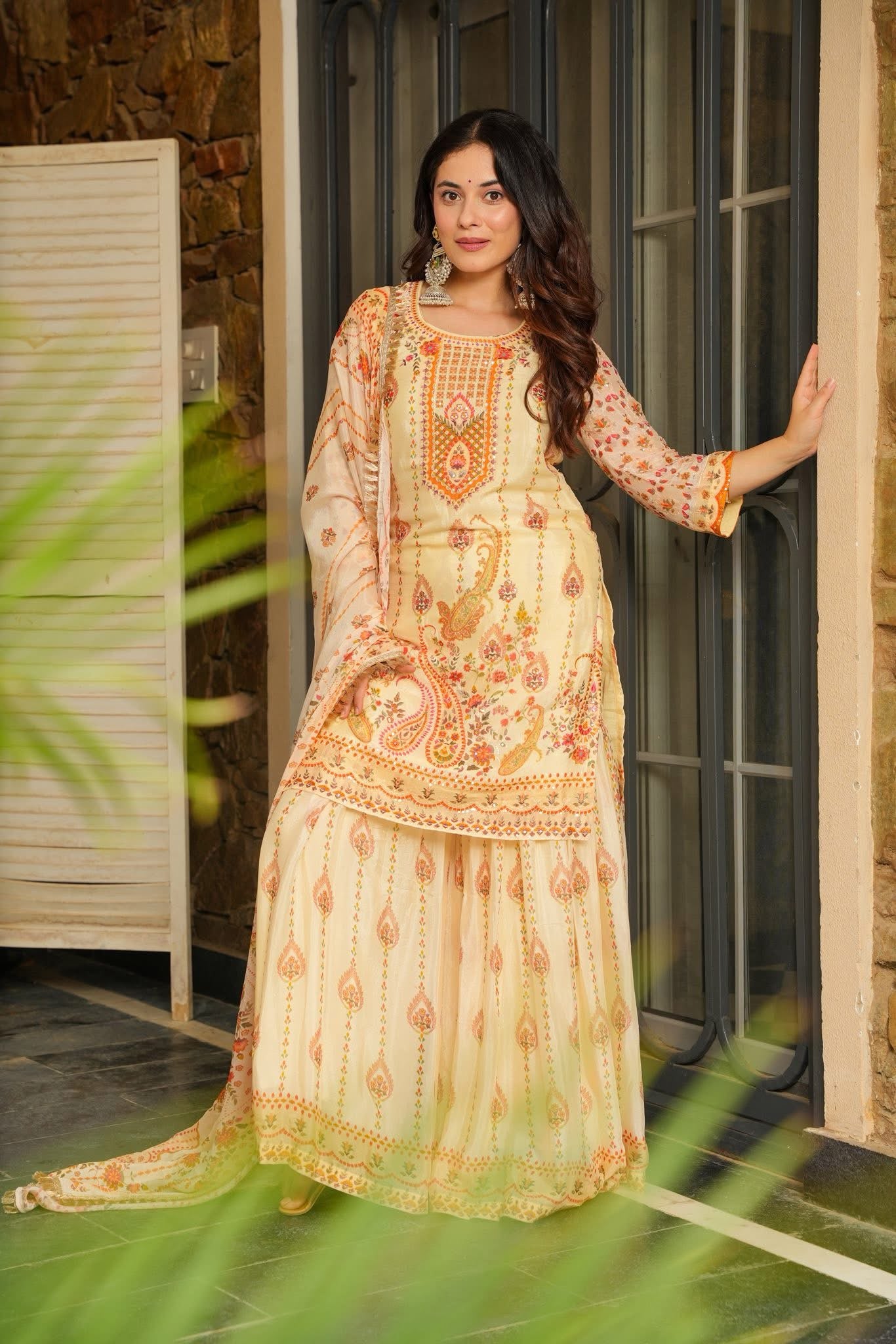 Kavira Chinon Sharara Set