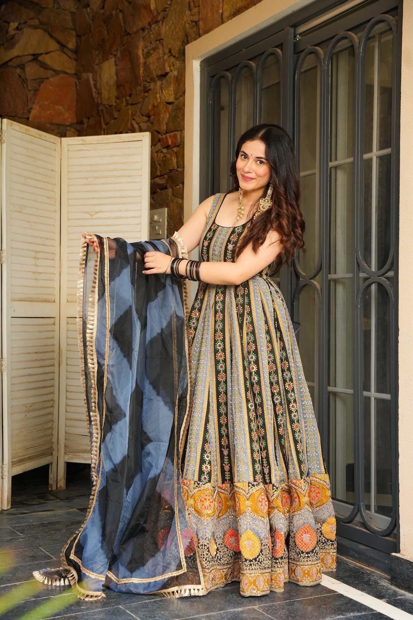 Heer Haveli Maxi Set