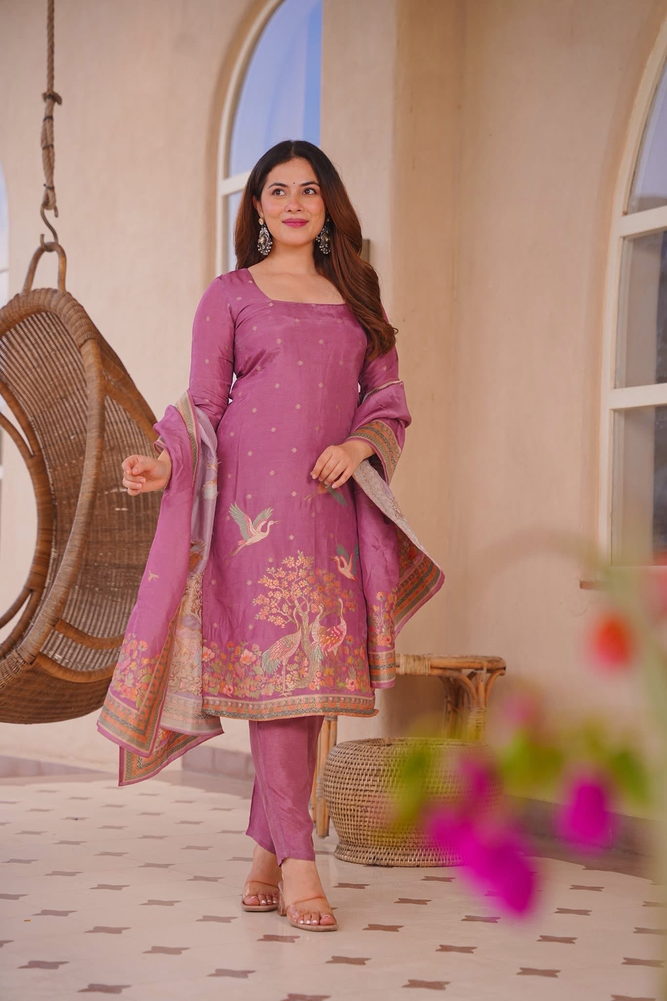 Hridya Printed Straight Kurta Set