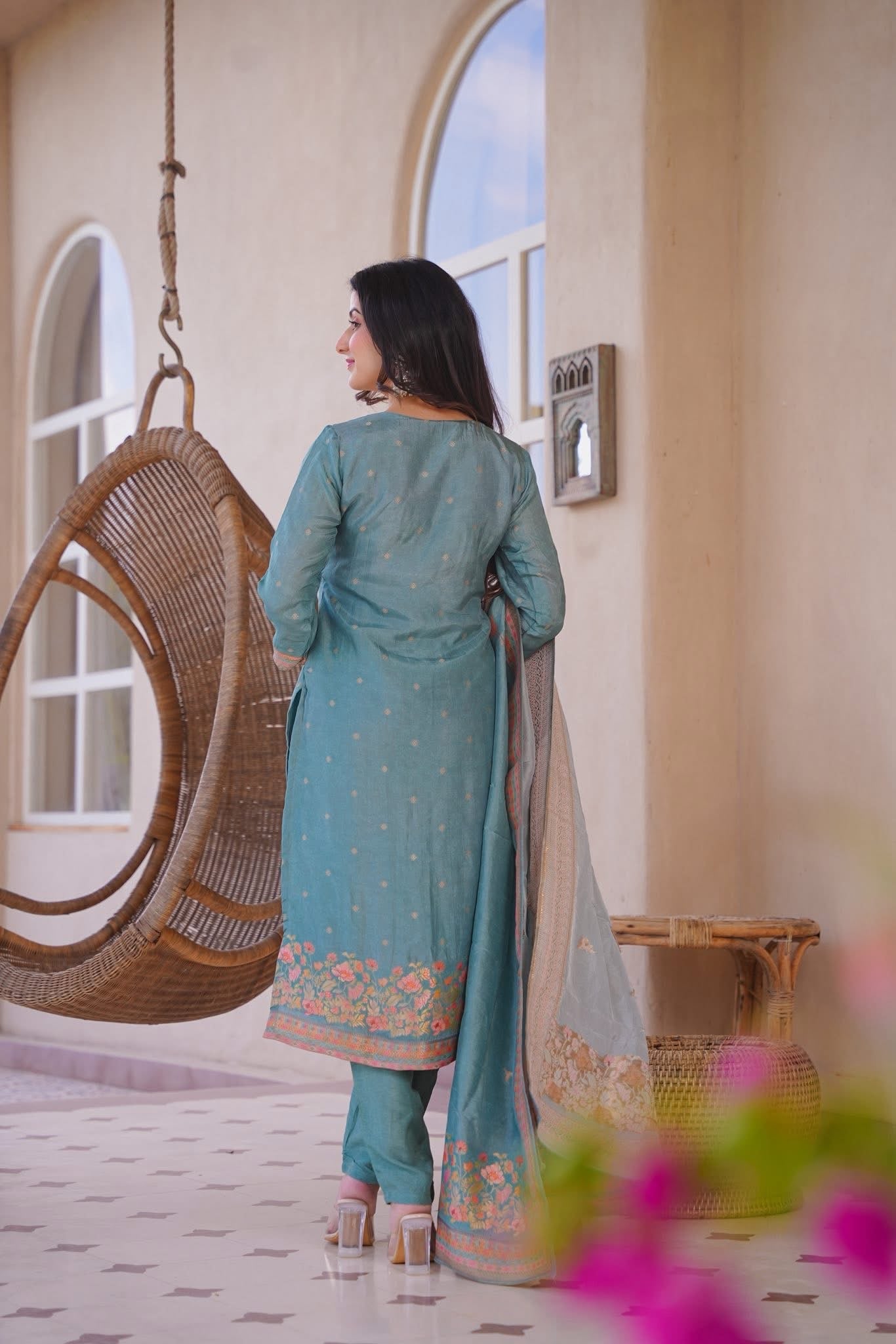 Raniya Printed Straight Kurta Set
