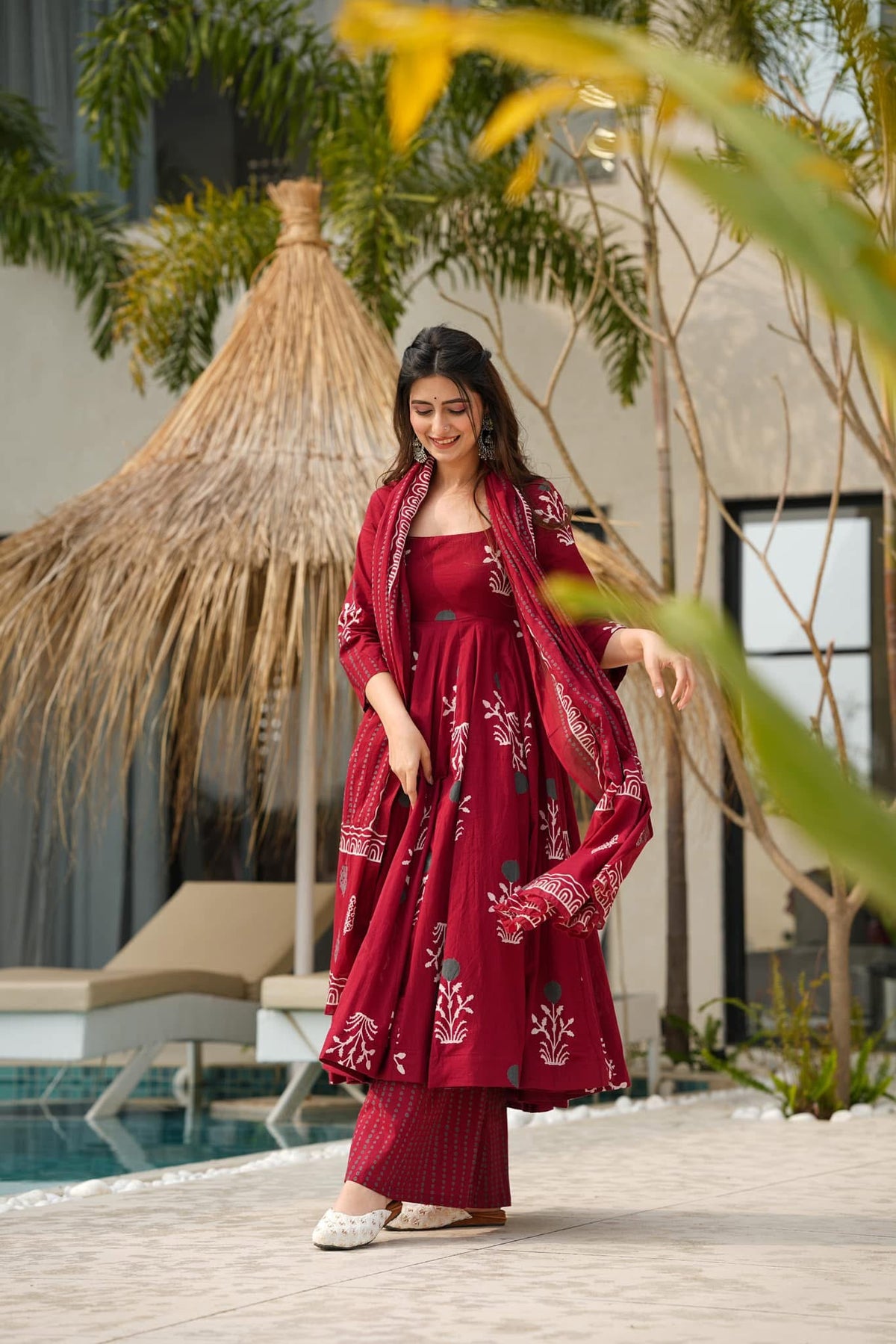 Buy Maho chic cotton suit set Online in India | Idaho Clothing