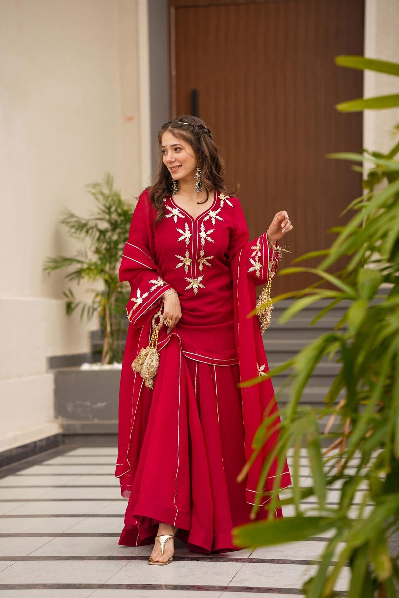 Heavenly aura kurta palazzo set