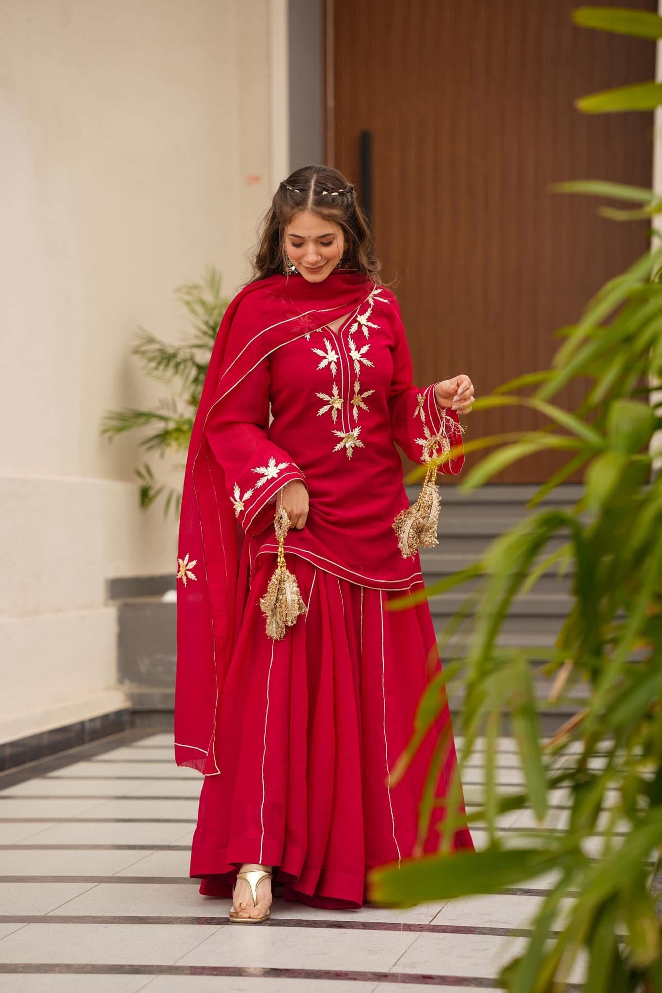 Heavenly aura kurta palazzo set