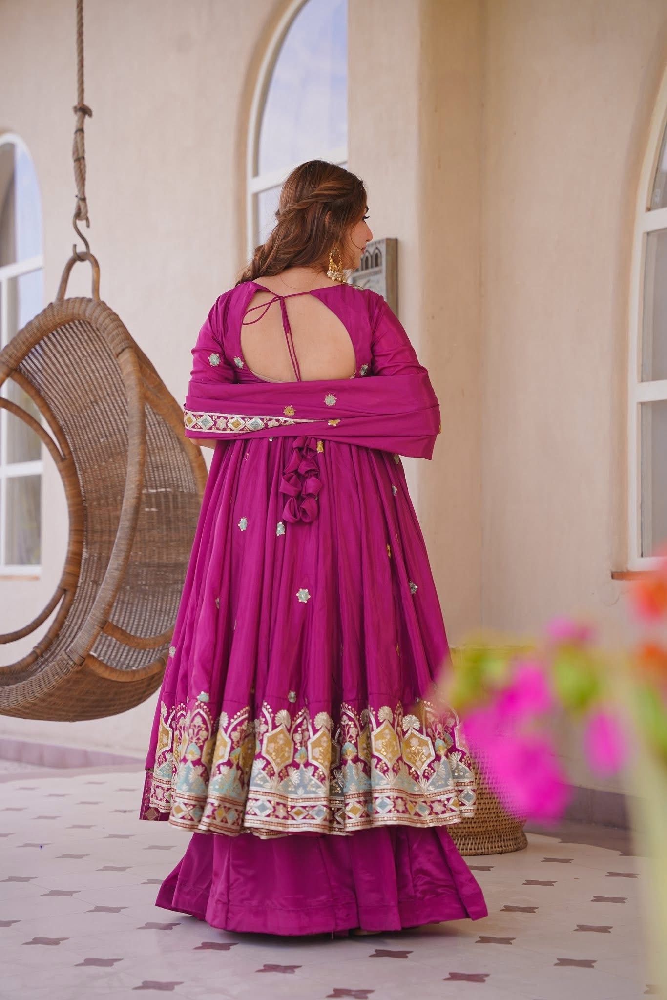 Arovika Elegant Anarkali Suit Set