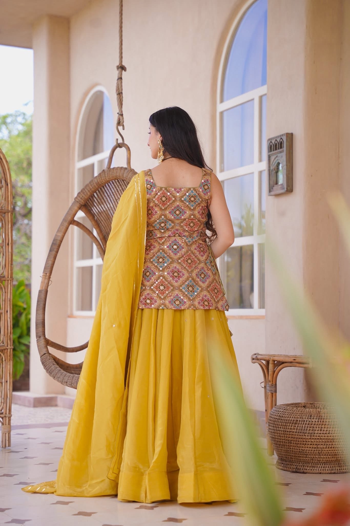 Akshivya Yellow Heavy Kurta Set