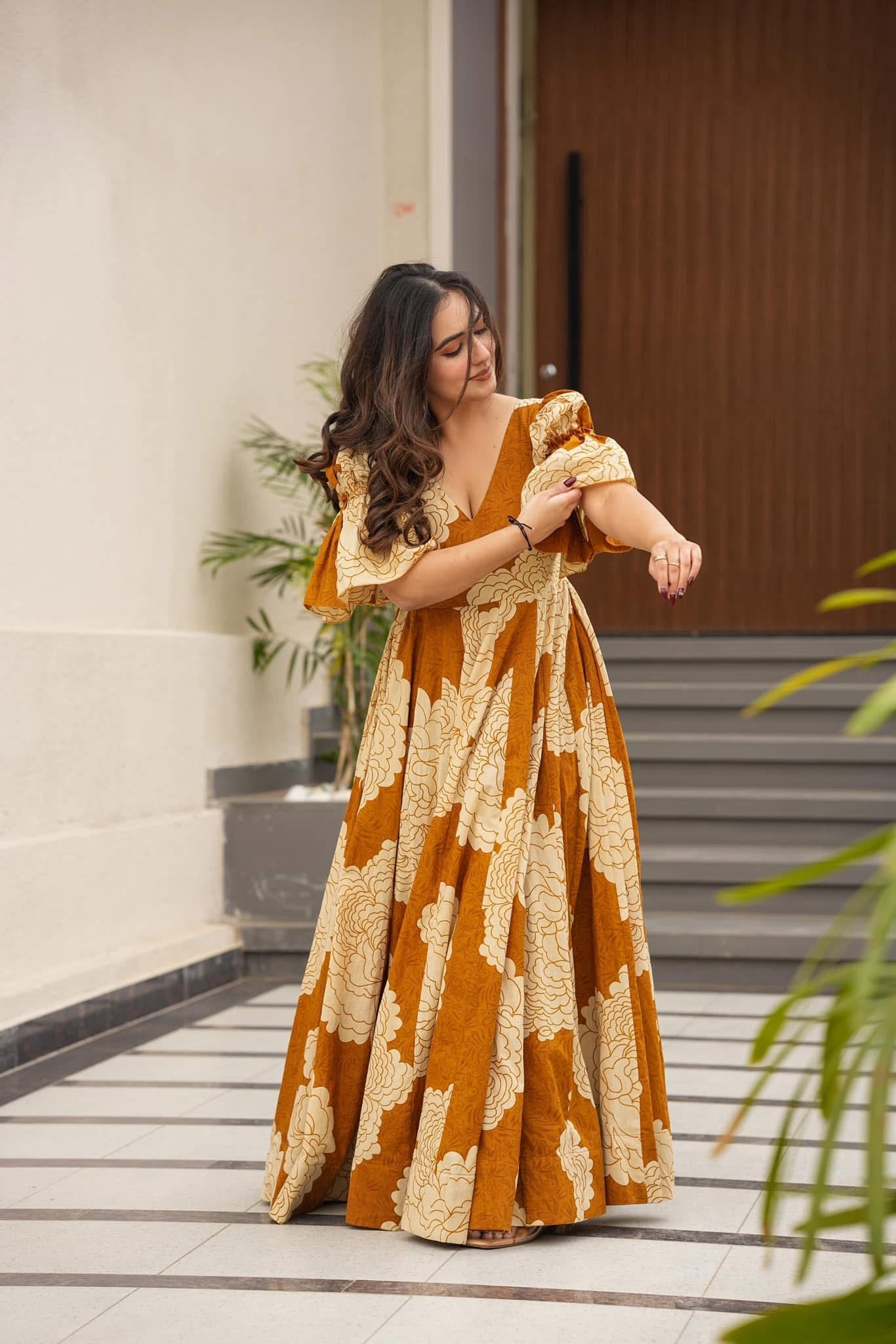Buy Sunflower cotton maxi Online in India | Idaho Clothing Buy Sunflower cotton maxi Online in India | Idaho Clothing