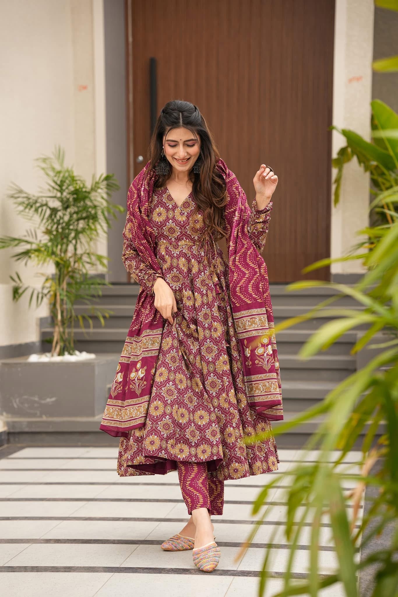 Nimrat cotton suit set