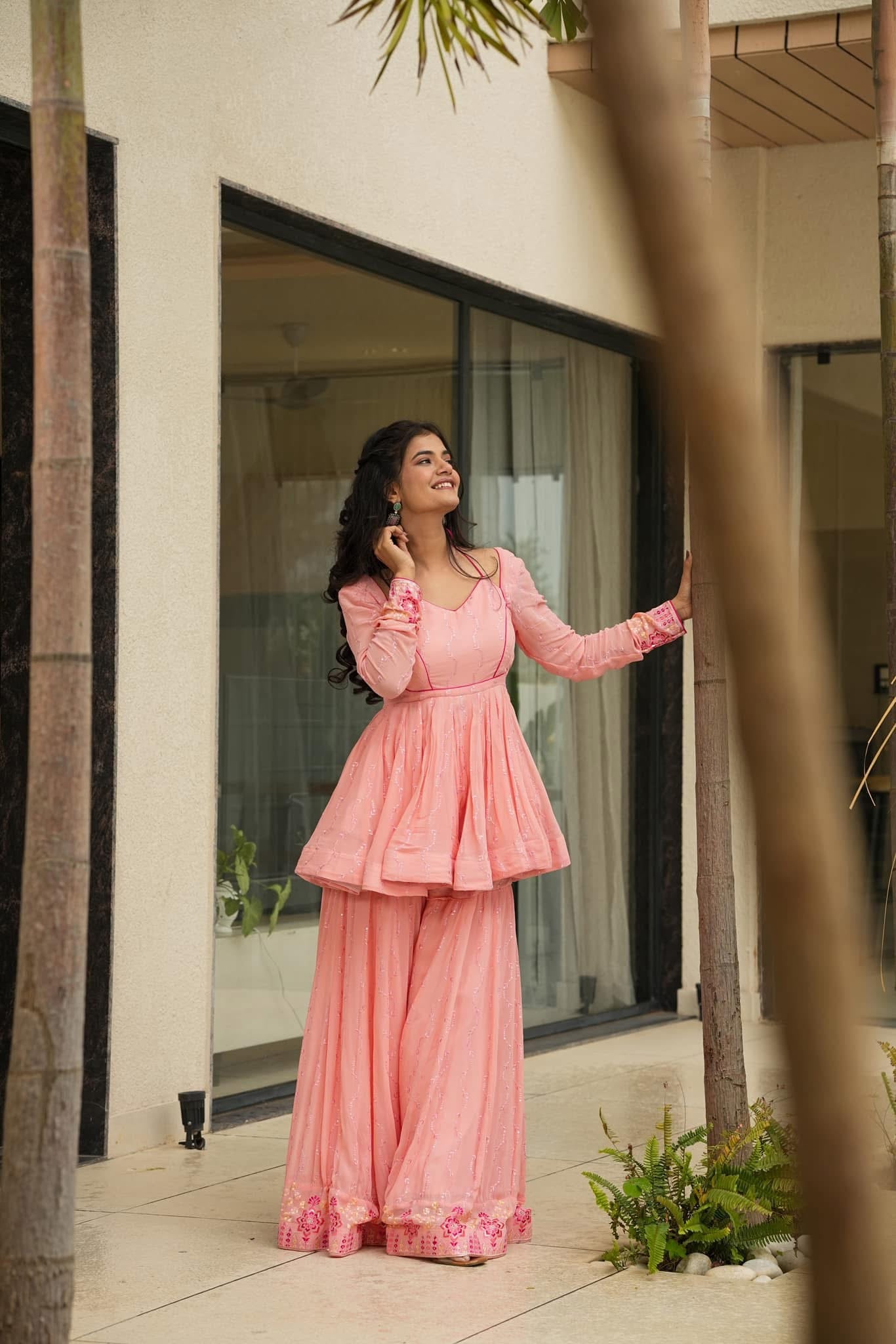 Diksha light embroidered georgette set