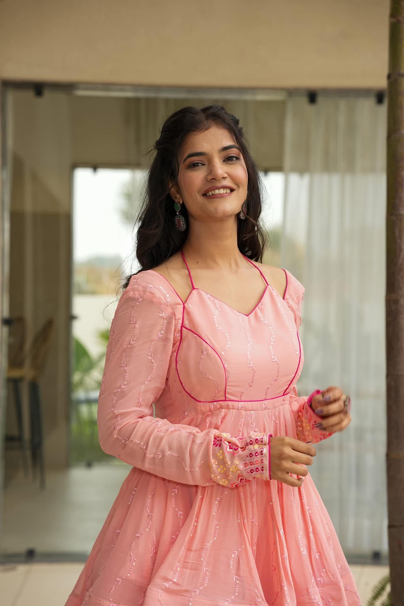 Diksha light embroidered georgette set